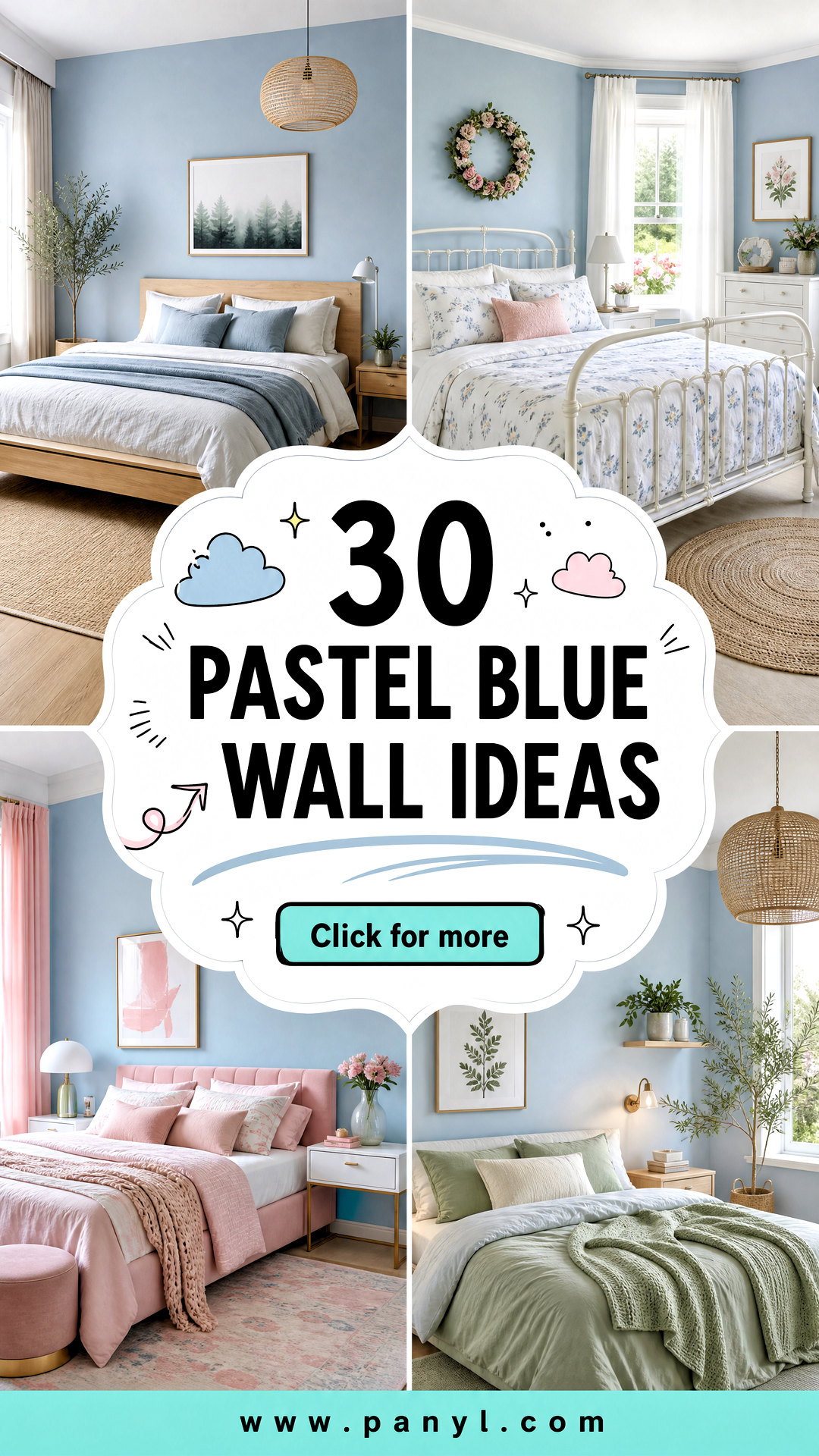 30 Pastel Blue Wall Ideas Dreamy Looks for Calming Rooms - 30 Pastel Blue Wall Ideas: Dreamy Looks for Calming Rooms