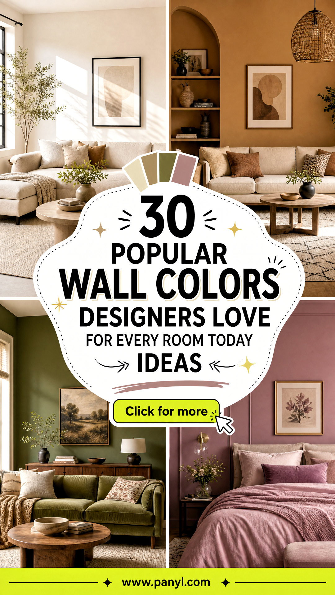 30 Popular Wall Colors Designers Love for Every Room Today - 30 Popular Wall Colors Designers Love for Every Room Today