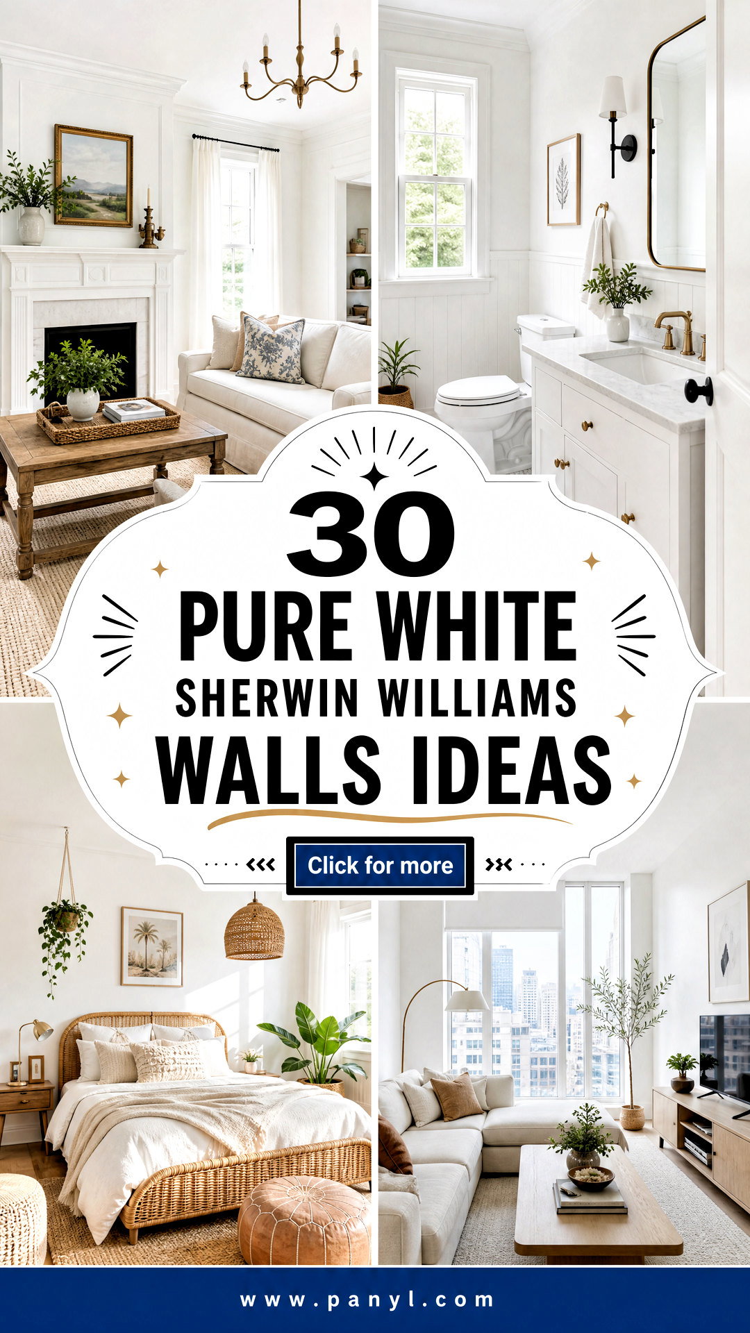 30 Pure White Sherwin Williams Walls Ideas for Airy Homes - 30 Pure White Sherwin Williams Walls Ideas for Airy Homes