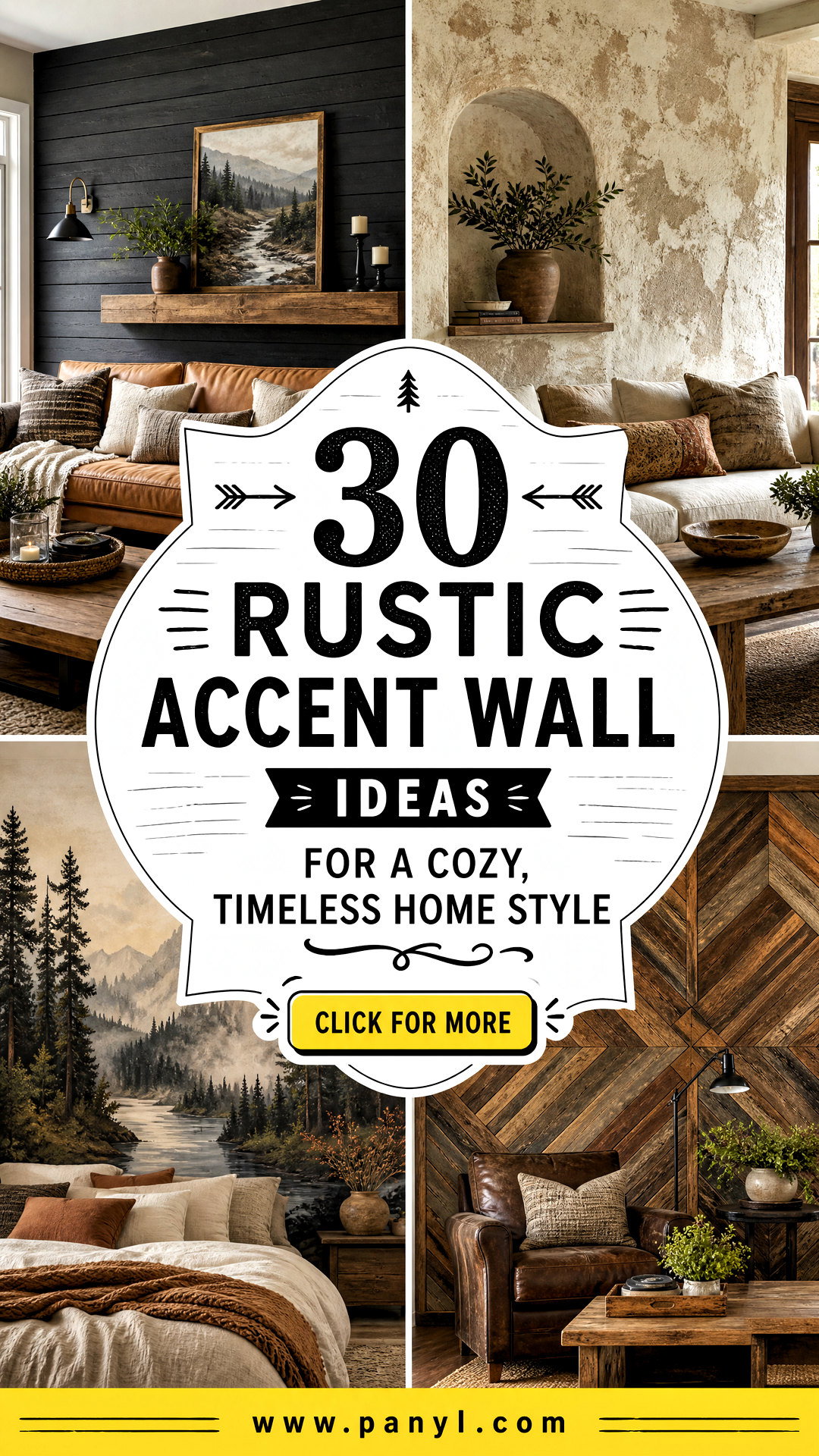 30 Rustic Accent Wall Ideas for a Cozy Timeless Home Style - 30 Rustic Accent Wall Ideas for a Cozy, Timeless Home Style