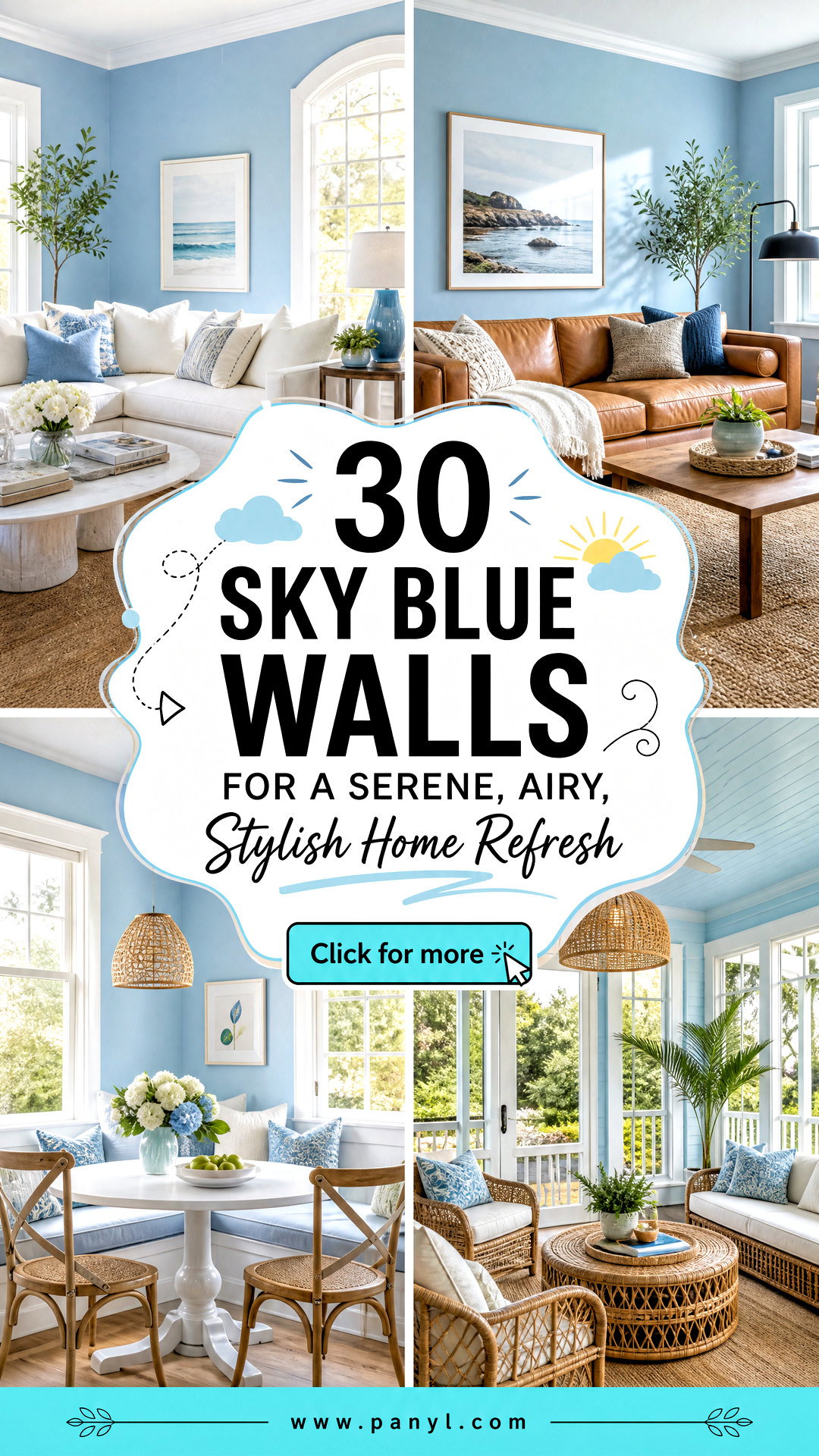 30 Sky Blue Walls for a Serene Airy Stylish Home Refresh - 30 Sky Blue Walls for a Serene, Airy, Stylish Home Refresh
