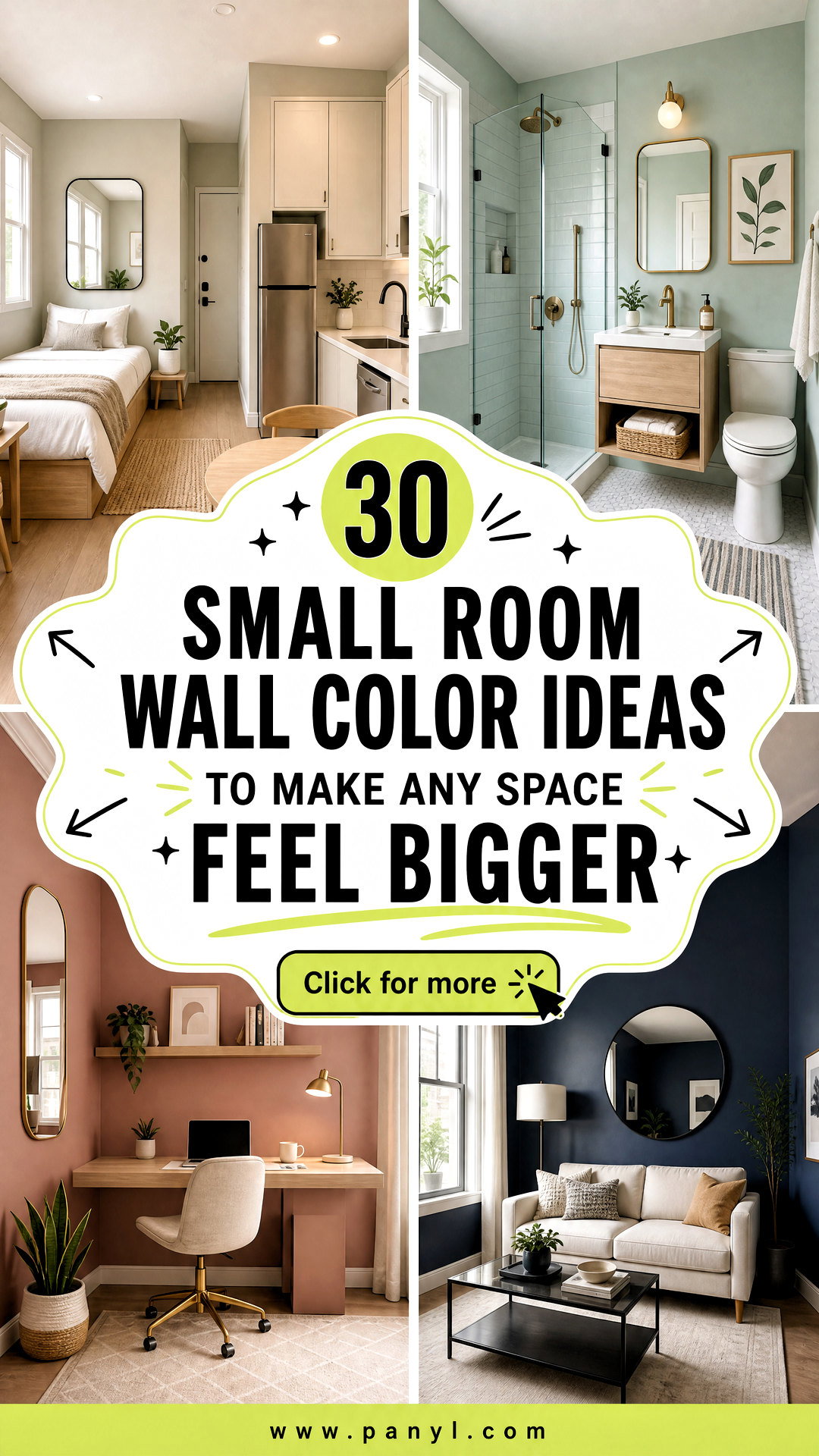30 Small Room Wall Color Ideas to Make Any Space Feel Bigger - 30 Small Room Wall Color Ideas to Make Any Space Feel Bigger