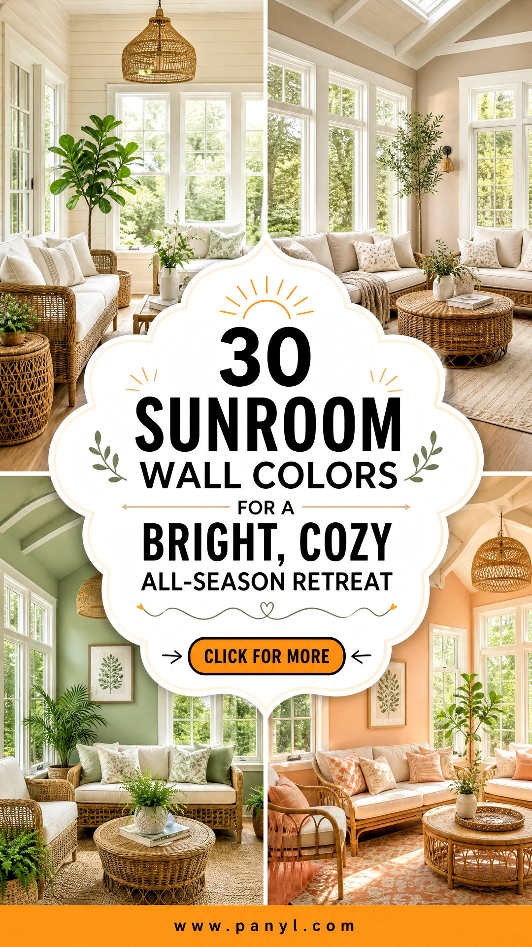 30 Sunroom Wall Colors for a Bright Cozy All-Season Retreat - 30 Sunroom Wall Colors for a Bright, Cozy All-Season Retreat
