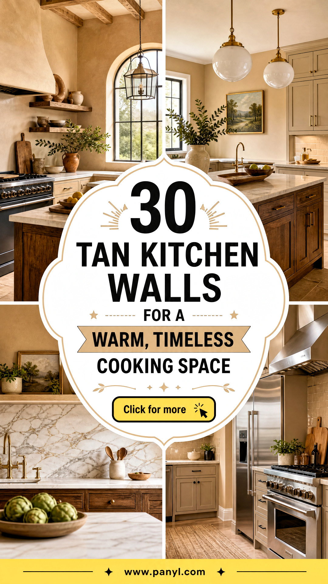 30 Tan Kitchen Walls for a Warm Timeless Cooking Space - 30 Tan Kitchen Walls for a Warm, Timeless Cooking Space
