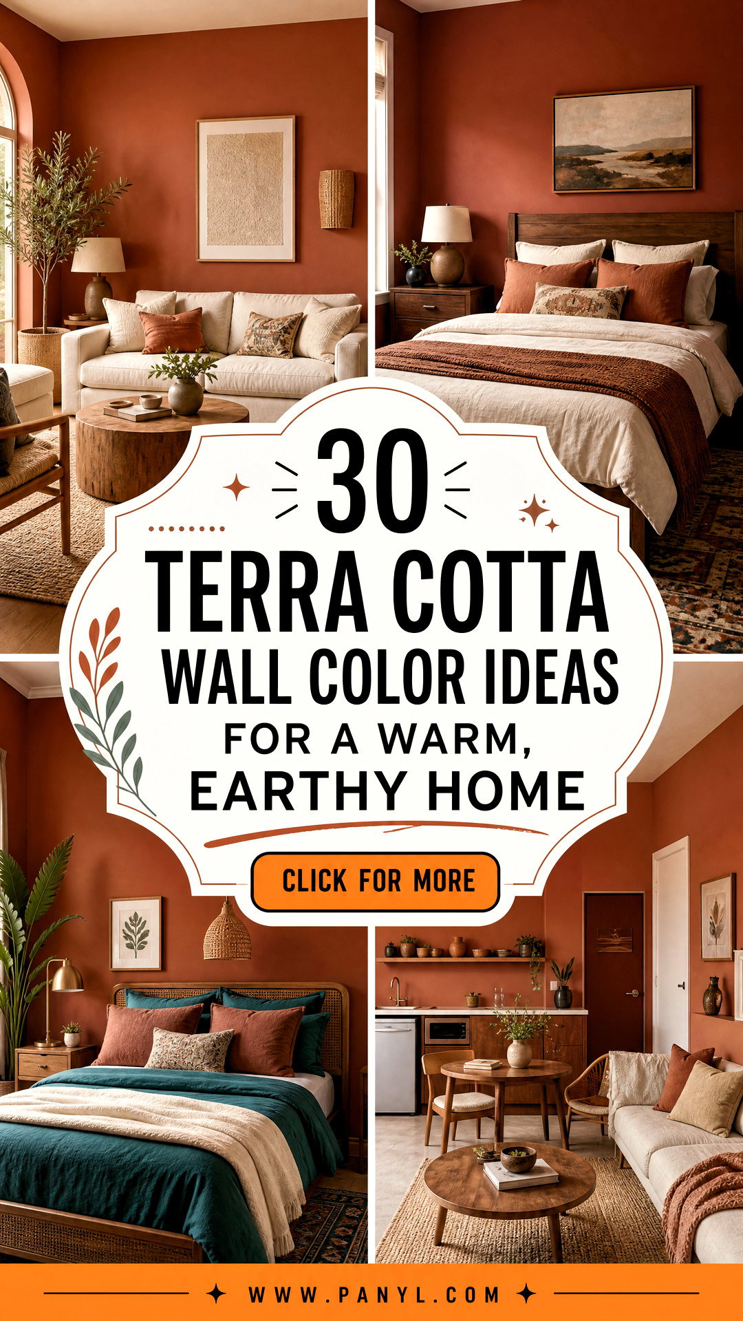 30 Terra Cotta Wall Color Ideas for a Warm Earthy Home - 30 Terra Cotta Wall Color Ideas for a Warm, Earthy Home