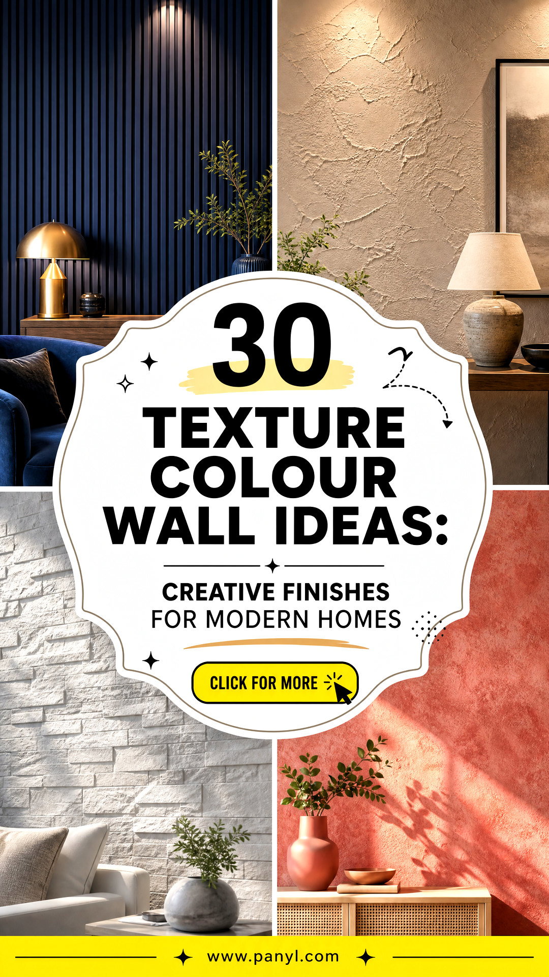 30 Texture Colour Wall Ideas Creative Finishes for Modern Homes - 30 Texture Colour Wall Ideas: Creative Finishes for Modern Homes