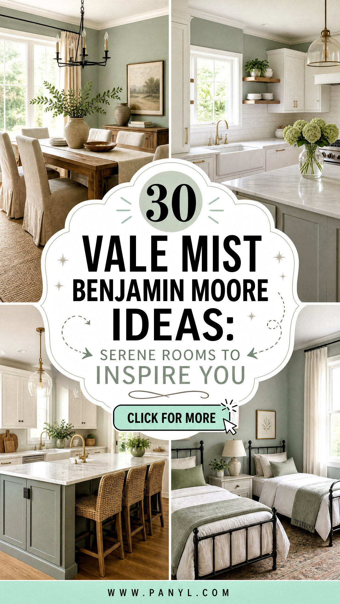 30 Vale Mist Benjamin Moore Ideas Serene Rooms to Inspire You - 30 Vale Mist Benjamin Moore Ideas: Serene Rooms to Inspire You