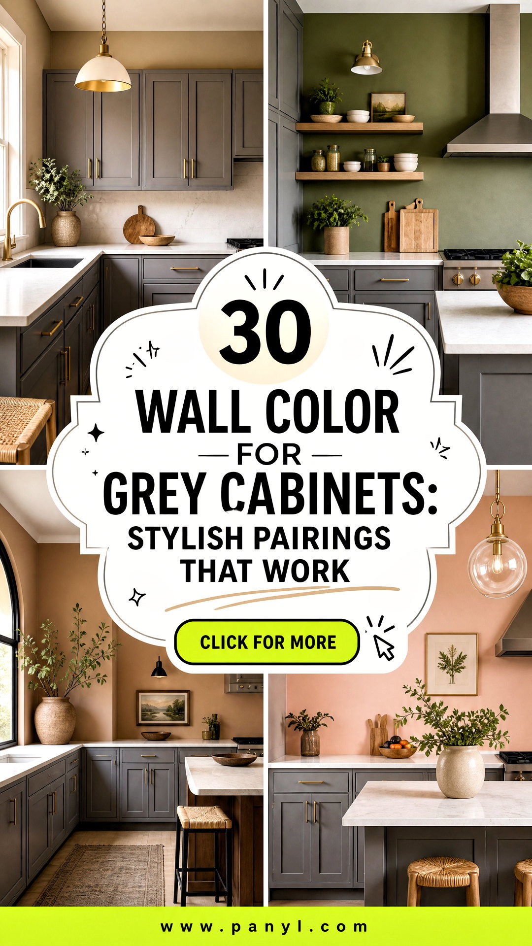30 Wall Color for Grey Cabinets Stylish Pairings That Work - 30 Wall Color for Grey Cabinets: Stylish Pairings That Work