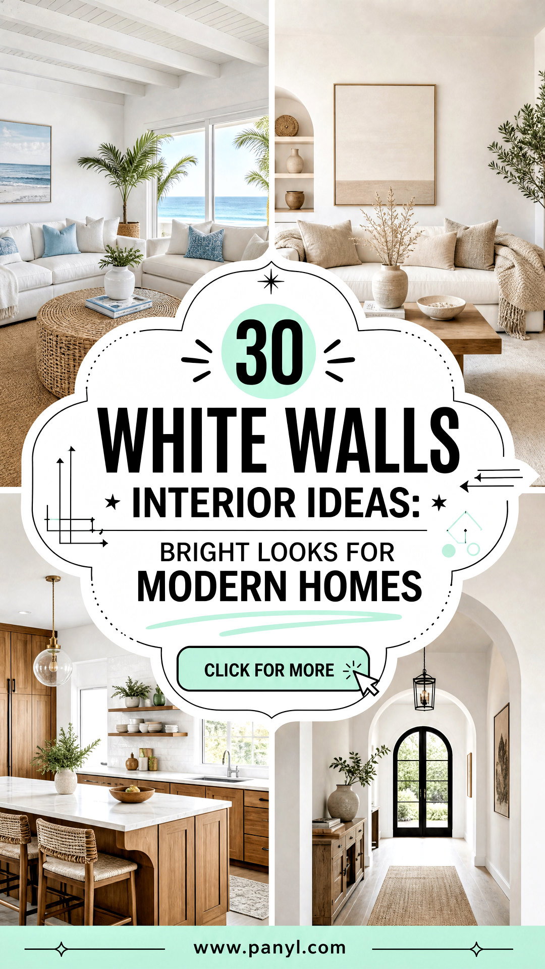 30 White Walls Interior Ideas Bright Looks for Modern Homes - 30 White Walls Interior Ideas: Bright Looks for Modern Homes