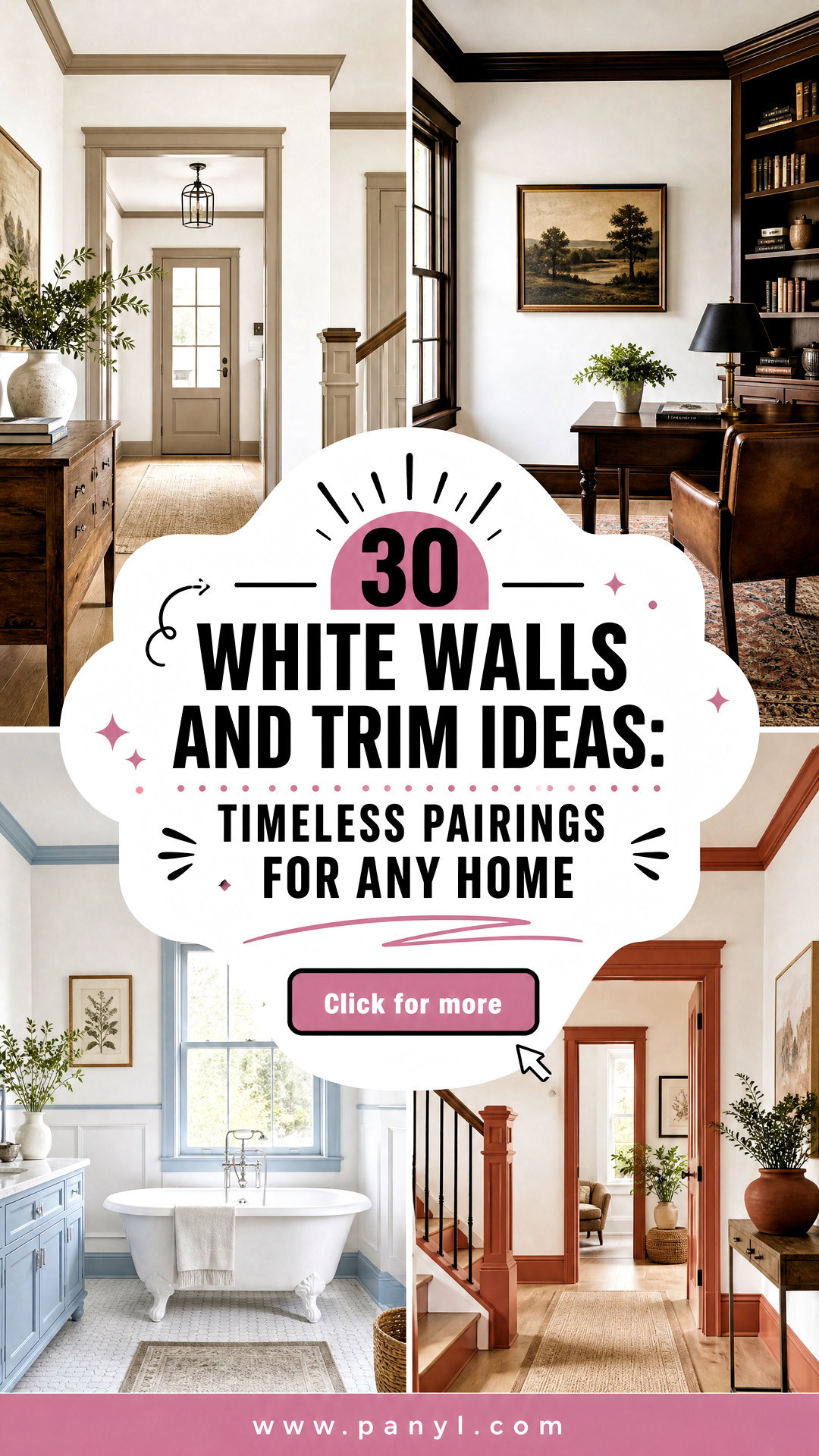 30 White Walls and Trim Ideas Timeless Pairings for Any Home - 30 White Walls and Trim Ideas: Timeless Pairings for Any Home