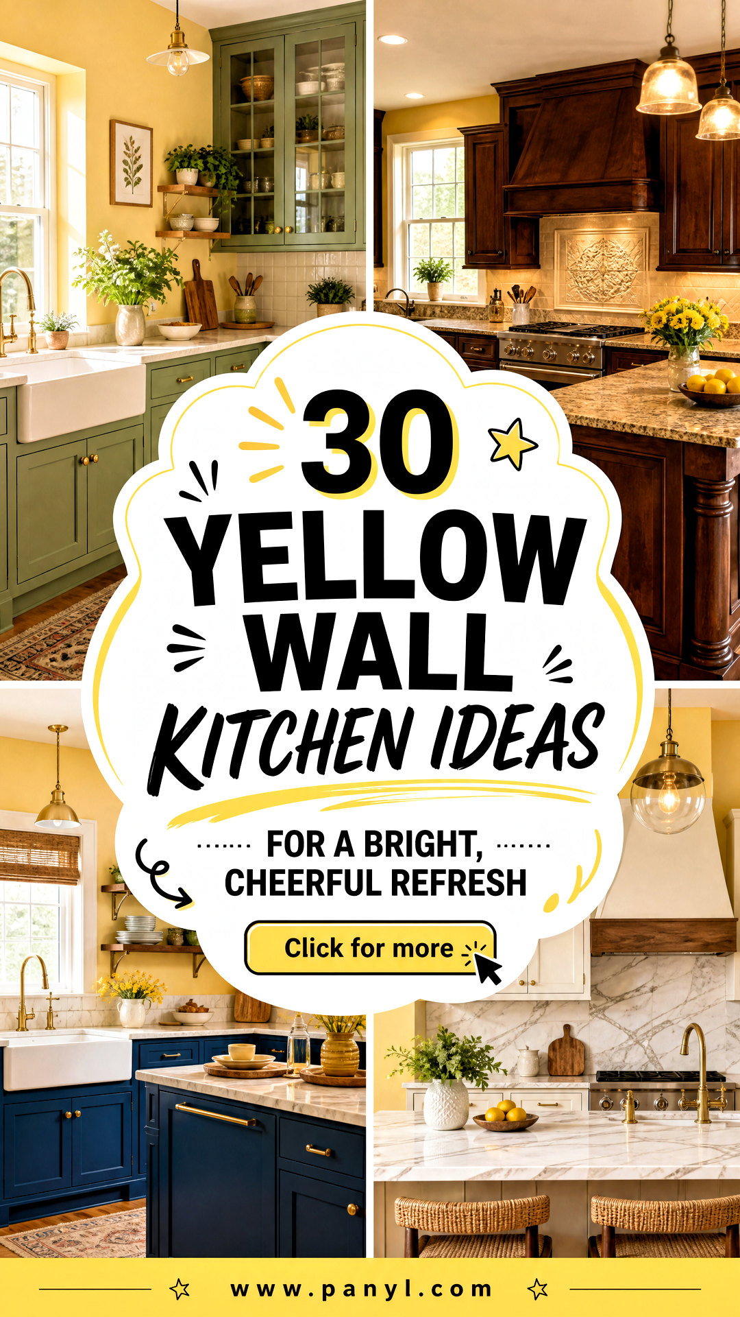 30 Yellow Wall Kitchen Ideas for a Bright Cheerful Refresh - 30 Yellow Wall Kitchen Ideas for a Bright, Cheerful Refresh