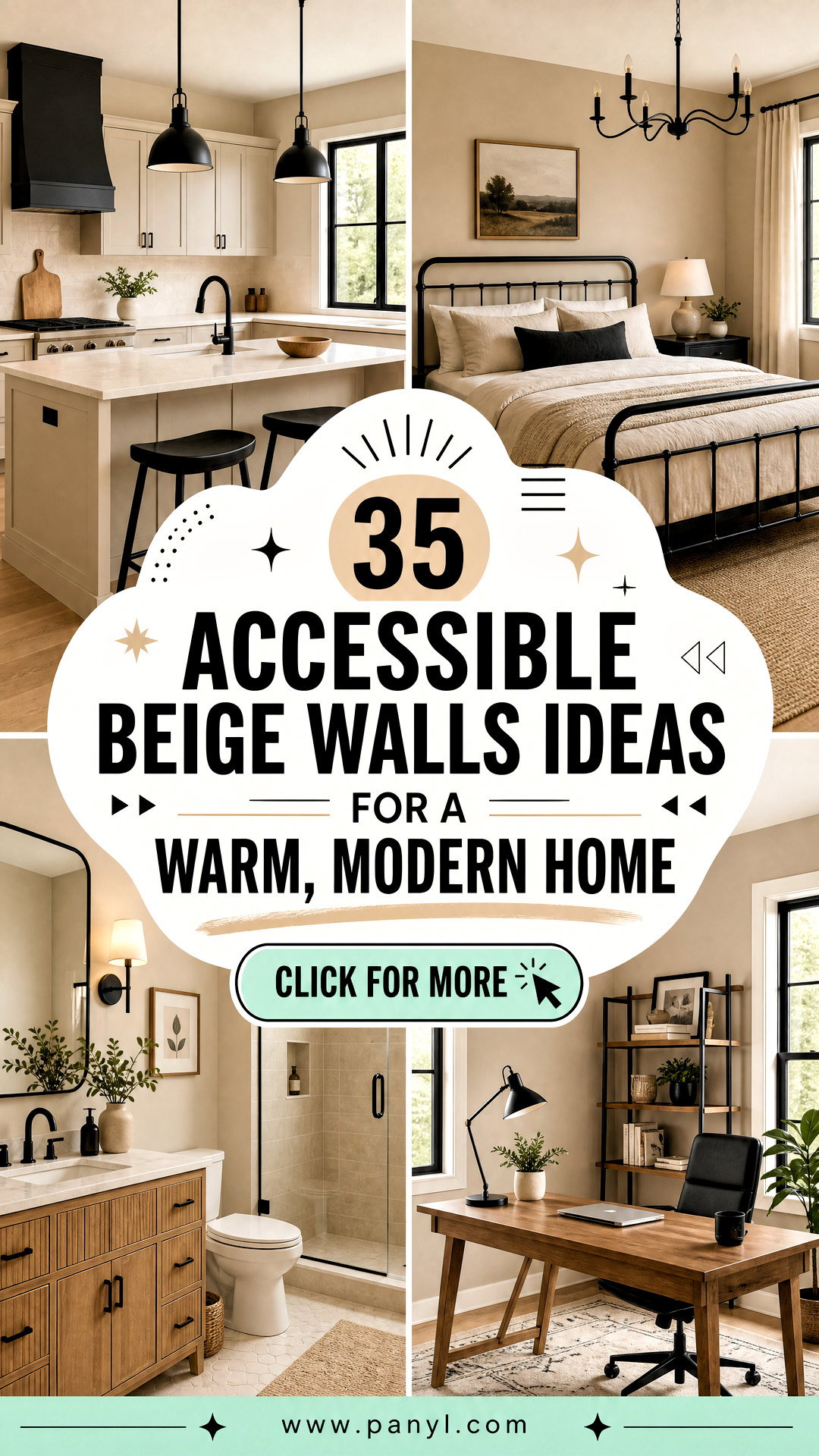 35 Accessible Beige Walls Ideas for a Warm Modern Home - 35 Accessible Beige Walls Ideas for a Warm, Modern Home
