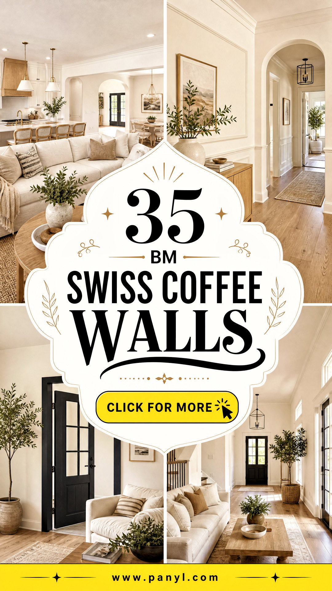 35 BM Swiss Coffee Walls for Warm Airy Modern Interiors - 35 BM Swiss Coffee Walls for Warm, Airy Modern Interiors