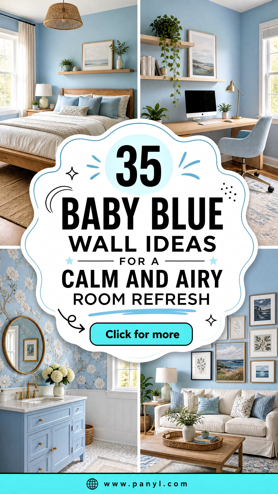 35 Baby Blue Wall Ideas for a Calm and Airy Room Refresh - 35 Baby Blue Wall Ideas for a Calm and Airy Room Refresh