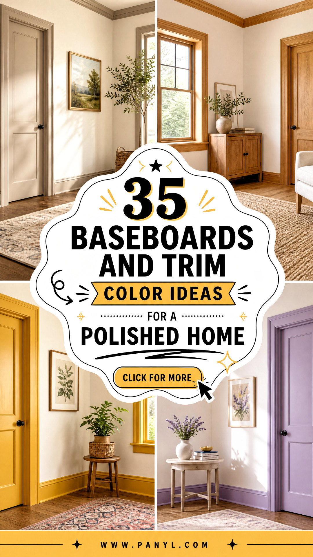 35 Baseboards and Trim Color Ideas for a Polished Home - 35 Baseboards and Trim Color Ideas for a Polished Home