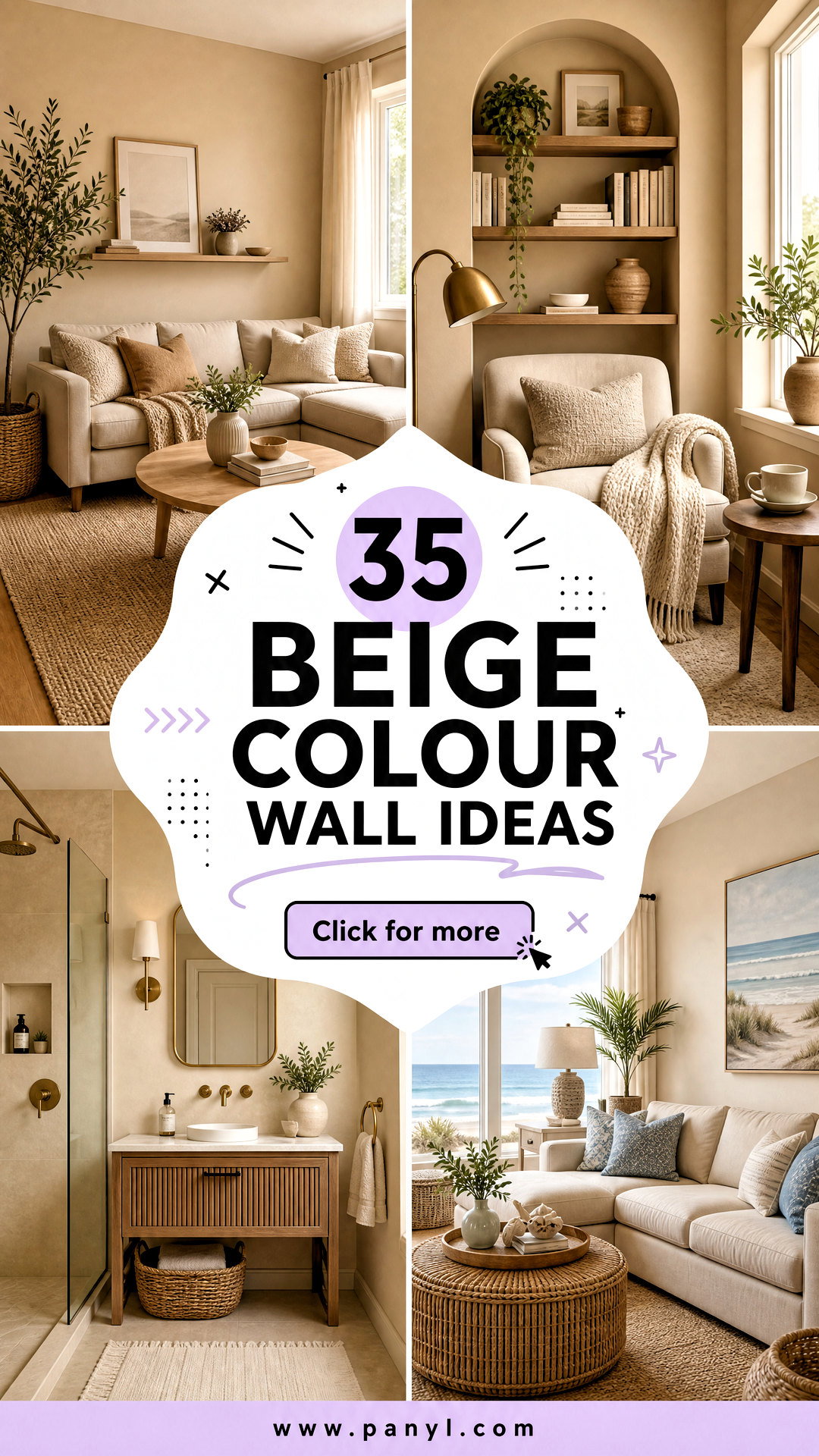 35 Beige Colour Wall Ideas for Calm Sophisticated Rooms - 35 Beige Colour Wall Ideas for Calm, Sophisticated Rooms