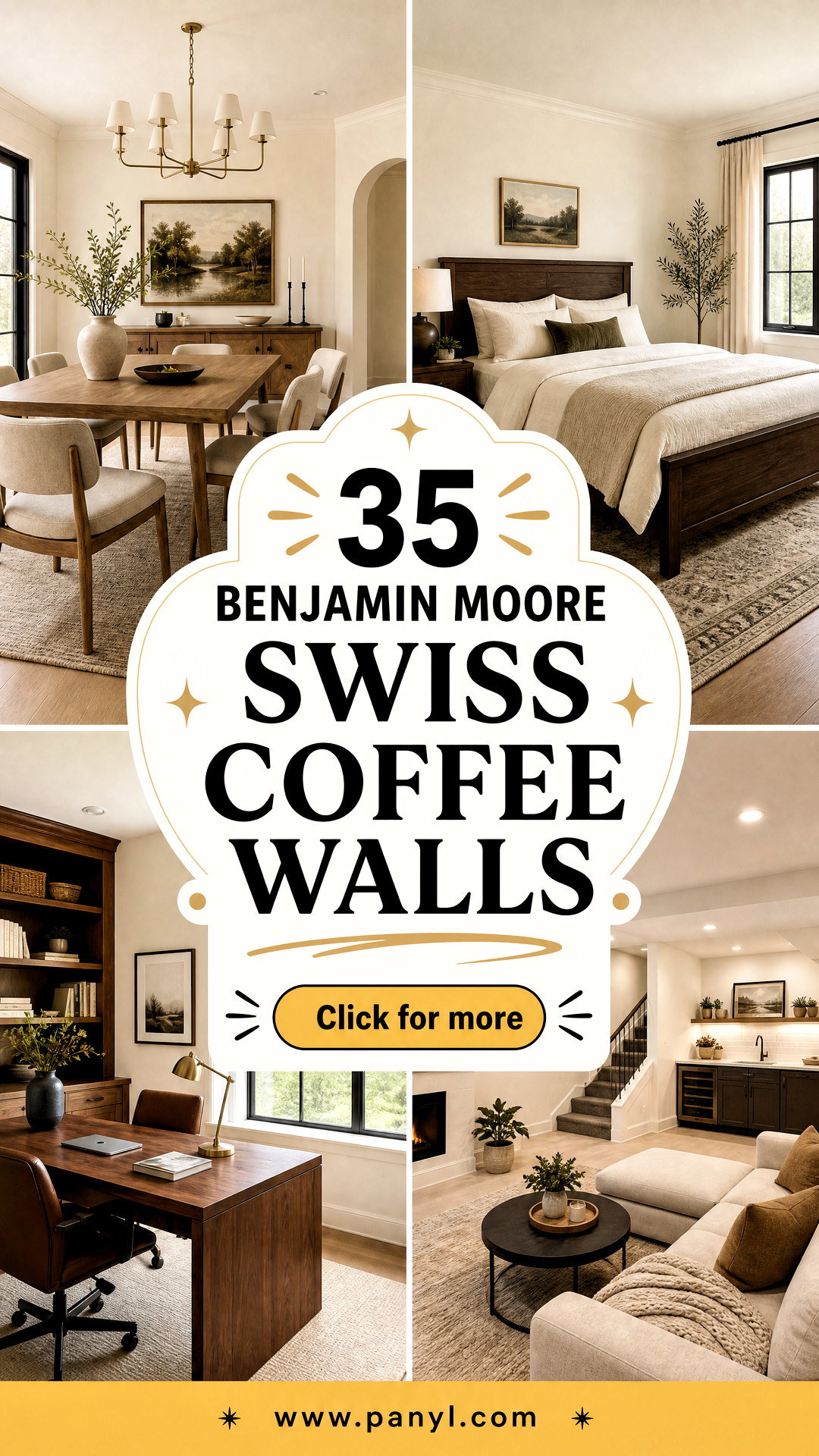 35 Benjamin Moore Swiss Coffee Walls for a Warm Airy Home - 35 Benjamin Moore Swiss Coffee Walls for a Warm, Airy Home
