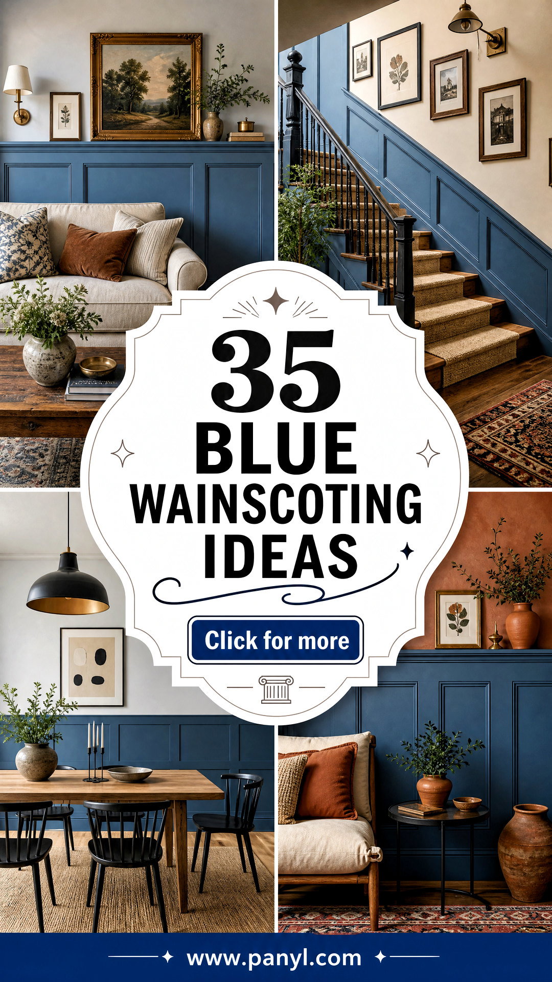 35 Blue Wainscoting Ideas for Timeless Characterful Rooms - 35 Blue Wainscoting Ideas for Timeless, Characterful Rooms
