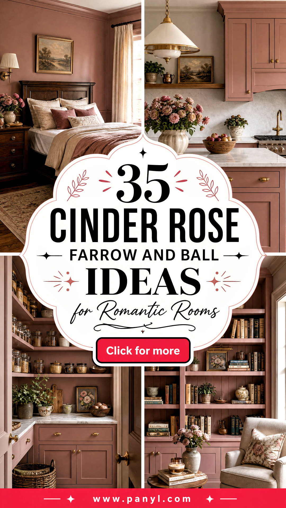 35 Cinder Rose Farrow and Ball Ideas for Romantic Rooms - 35 Cinder Rose Farrow and Ball Ideas for Romantic Rooms