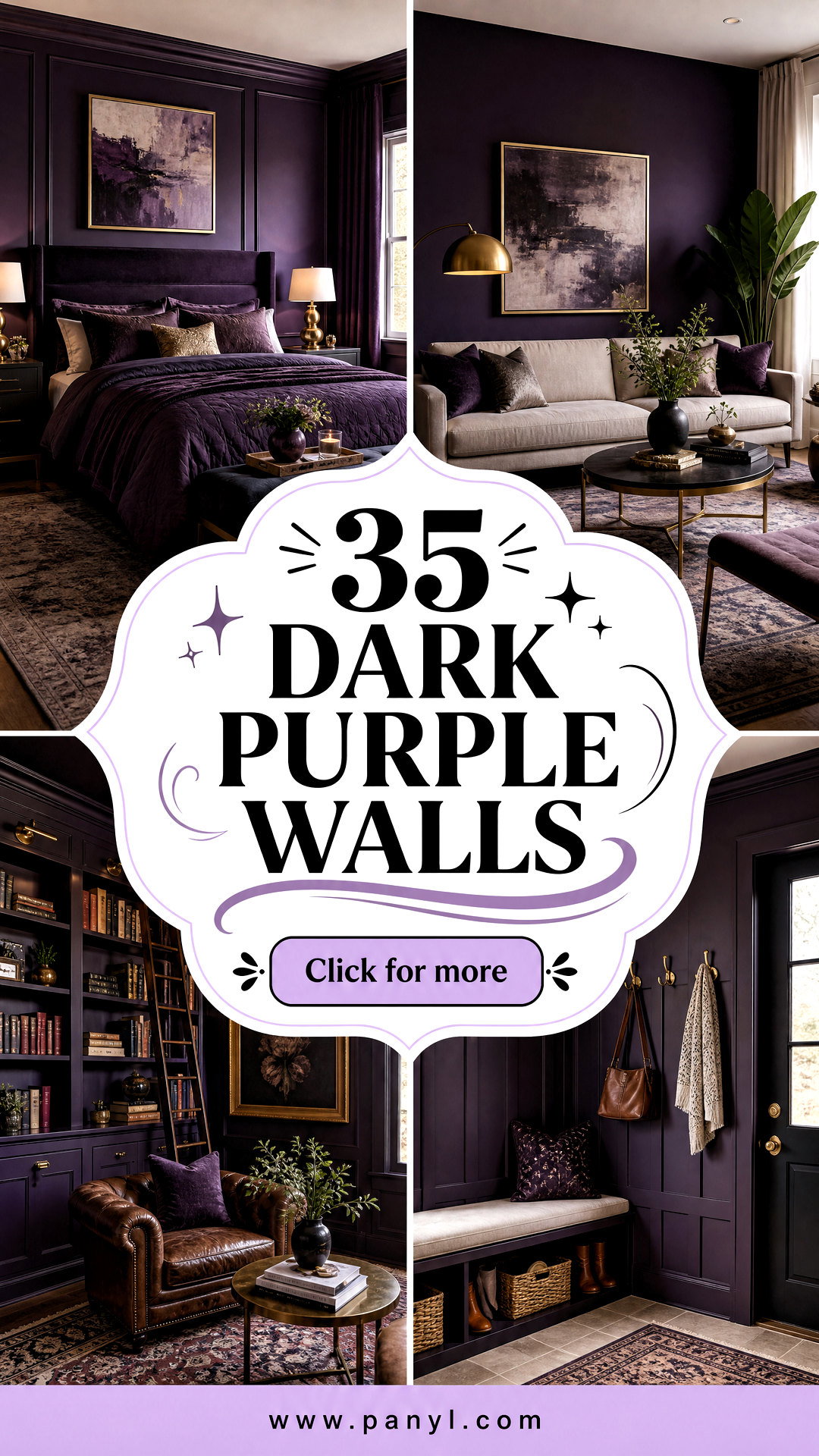 35 Dark Purple Walls for Moody Elegant Rooms Youll Love - 35 Dark Purple Walls for Moody, Elegant Rooms You’ll Love