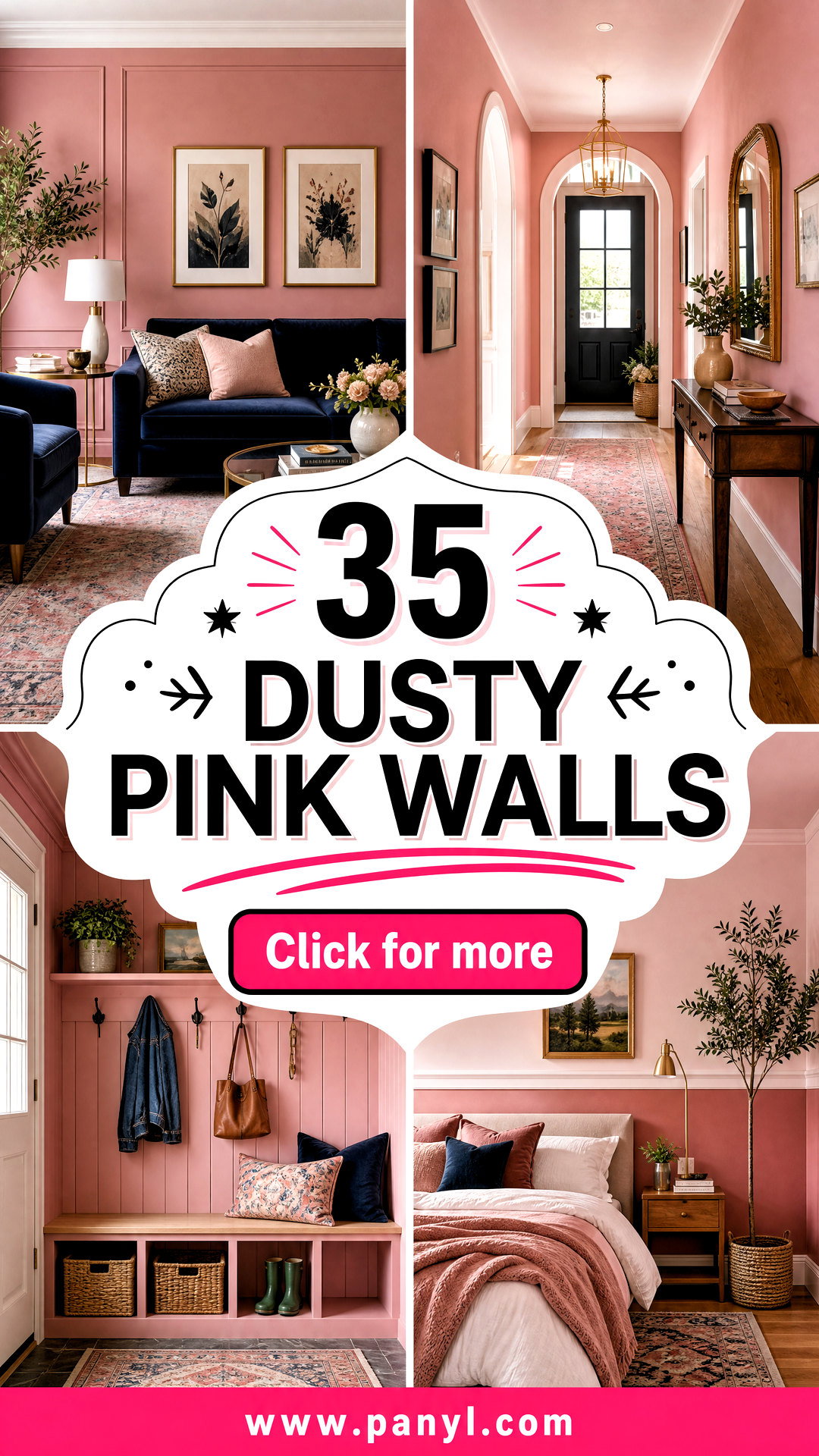 35 Dusty Pink Walls That Make Rooms Instantly Feel Warm and Chic - 35 Dusty Pink Walls That Make Rooms Instantly Feel Warm and Chic