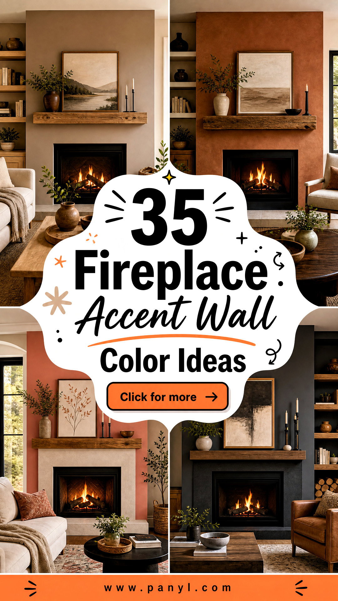 35 Fireplace Accent Wall Color Ideas for a Cozy Update - 35 Fireplace Accent Wall Color Ideas for a Cozy Update