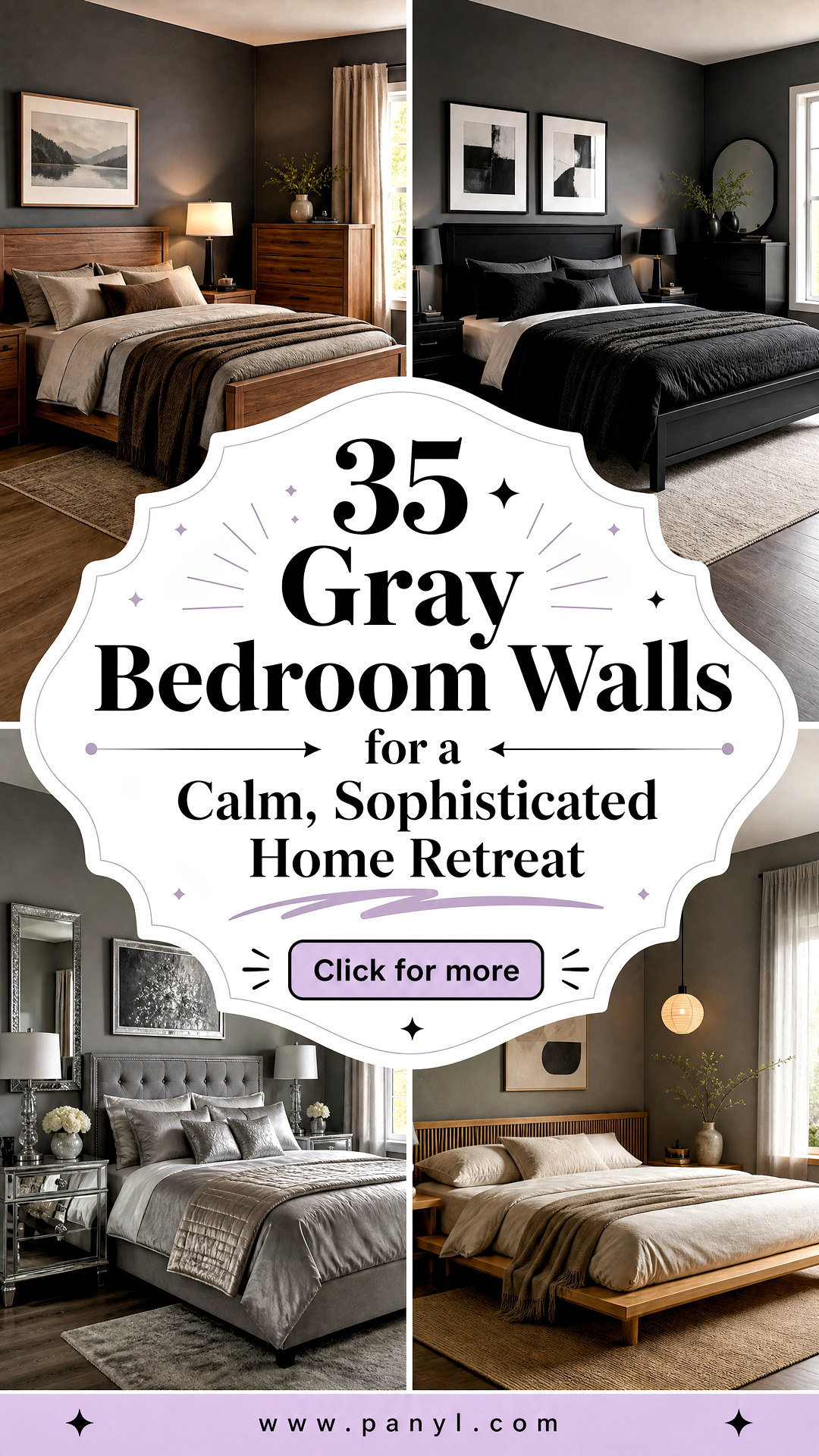 35 Gray Bedroom Walls for a Calm Sophisticated Home Retreat - 35 Gray Bedroom Walls for a Calm, Sophisticated Home Retreat