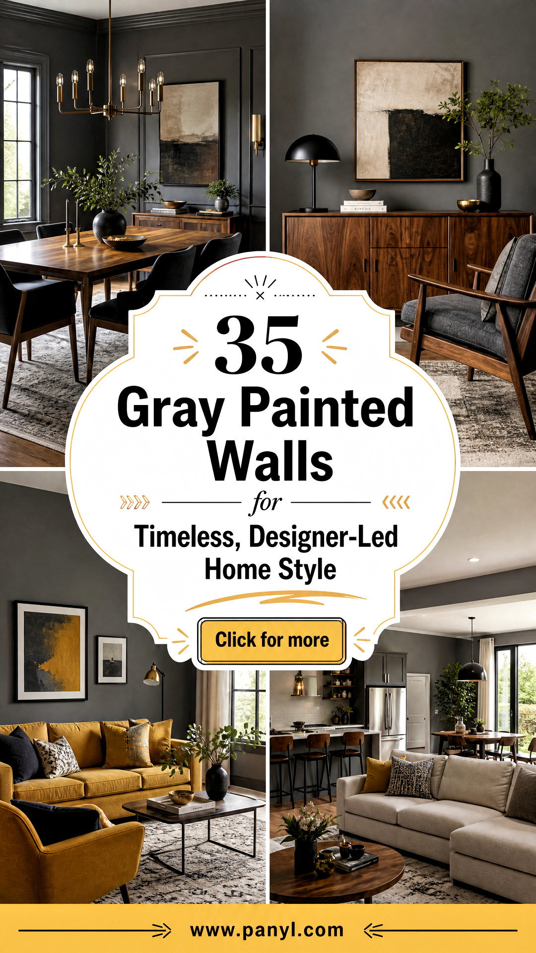 35 Gray Painted Walls for Timeless Designer-Led Home Style - 35 Gray Painted Walls for Timeless, Designer-Led Home Style