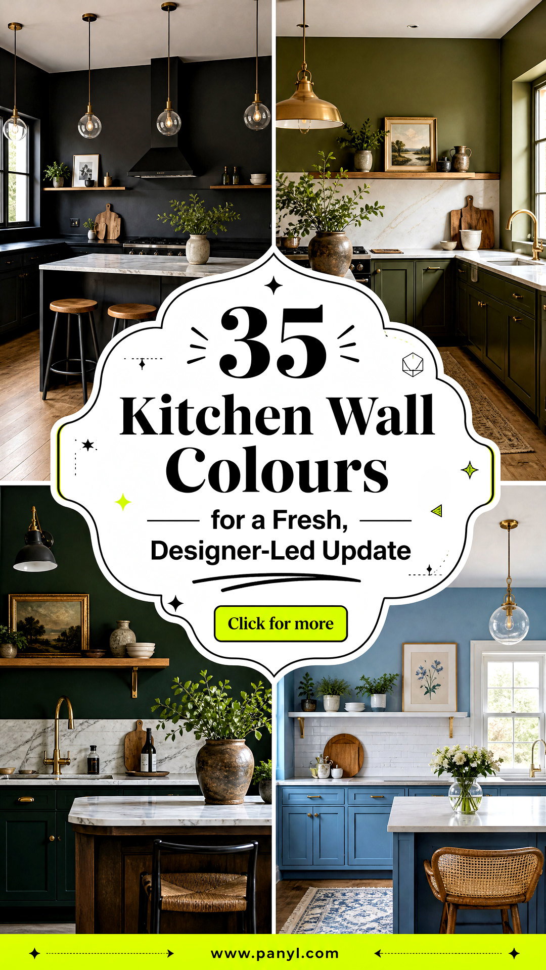 35 Kitchen Wall Colours for a Fresh Designer-Led Update - 35 Kitchen Wall Colours for a Fresh, Designer-Led Update