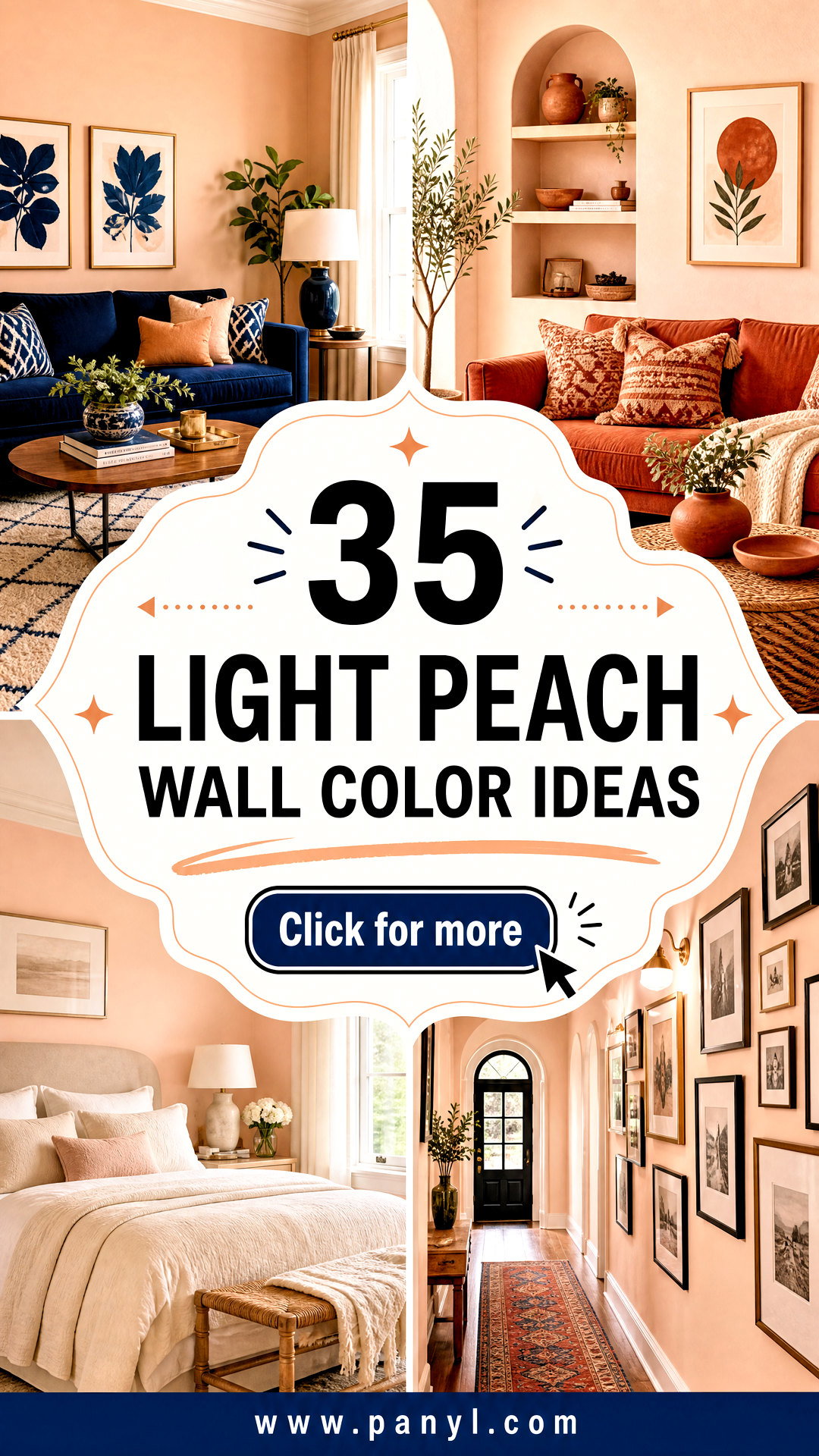 35 Light Peach Wall Color Ideas Warm Looks for Cozy Rooms - 35 Light Peach Wall Color Ideas: Warm Looks for Cozy Rooms