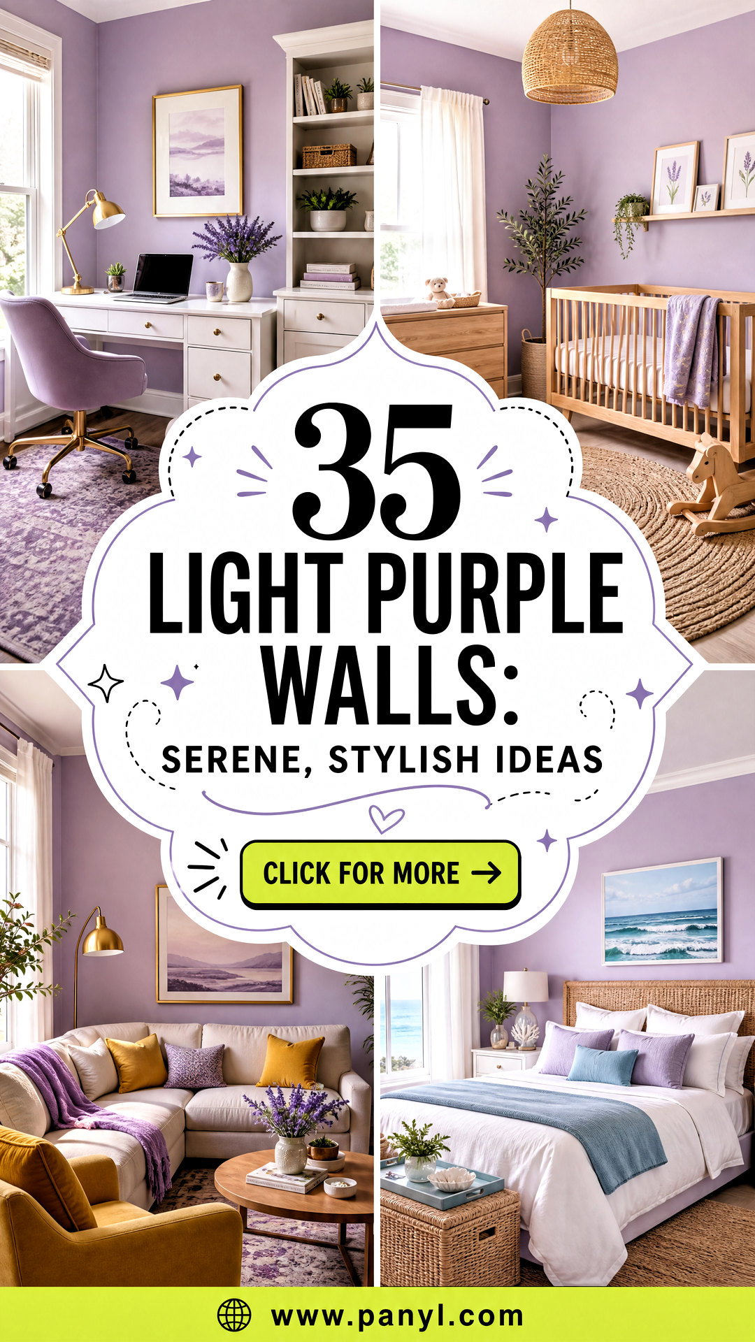 35 Light Purple Walls Serene Stylish Ideas for Dreamy Rooms - 35 Light Purple Walls: Serene, Stylish Ideas for Dreamy Rooms