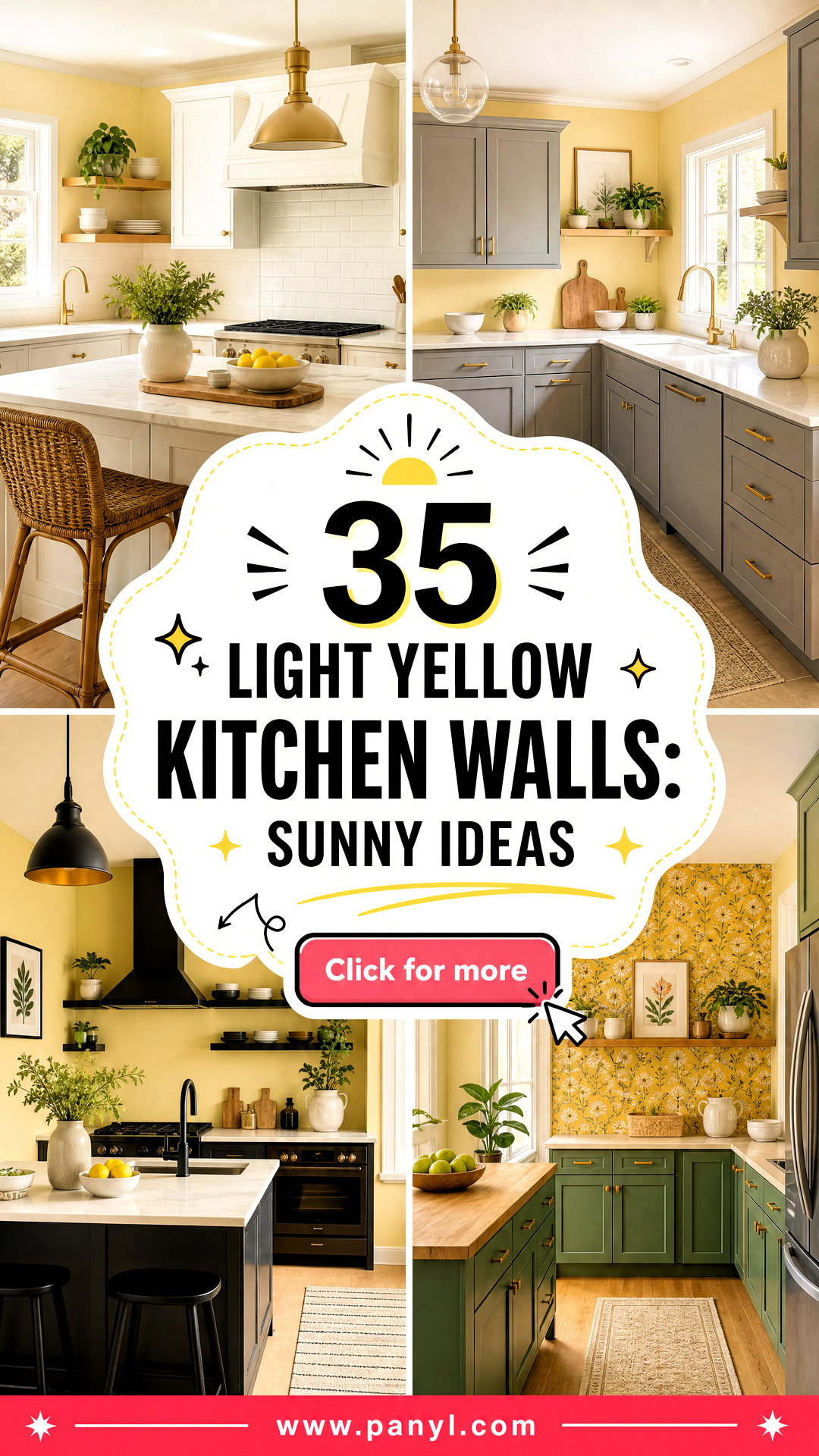 35 Light Yellow Kitchen Walls Sunny Ideas for Cozy Homes - 35 Light Yellow Kitchen Walls: Sunny Ideas for Cozy Homes