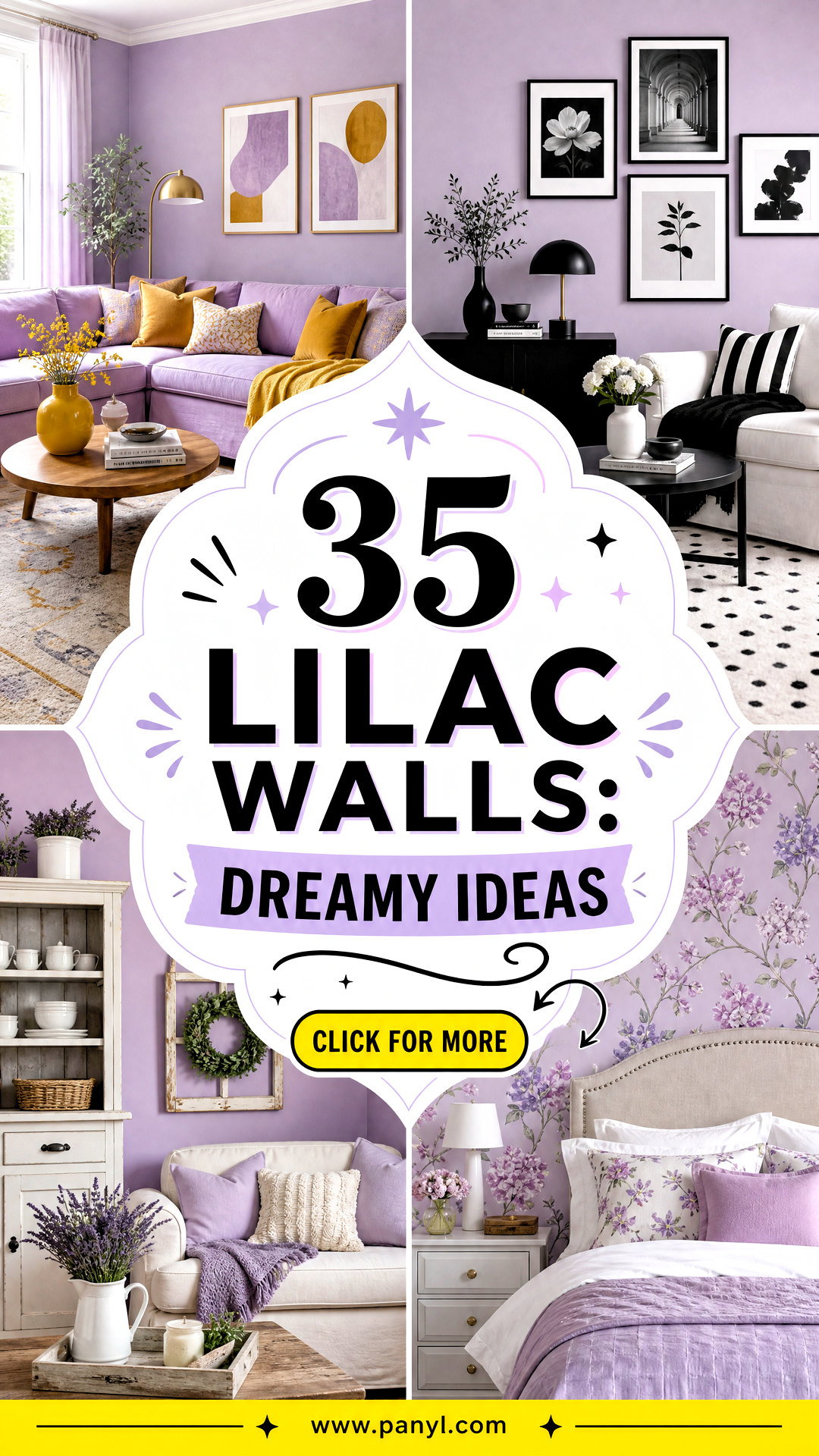 35 Lilac Walls Dreamy Ideas for Calm and Stylish Rooms - 35 Lilac Walls: Dreamy Ideas for Calm and Stylish Rooms