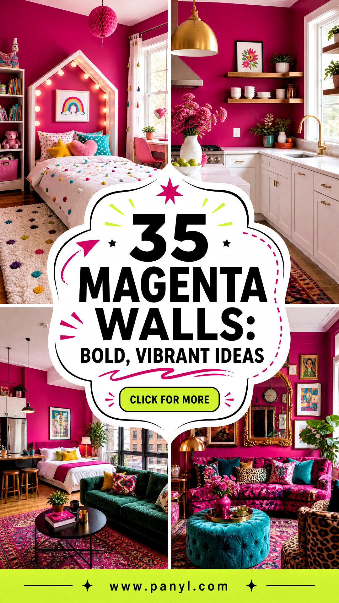35 Magenta Walls Bold Vibrant Ideas for Creative Rooms - 35 Magenta Walls: Bold, Vibrant Ideas for Creative Rooms