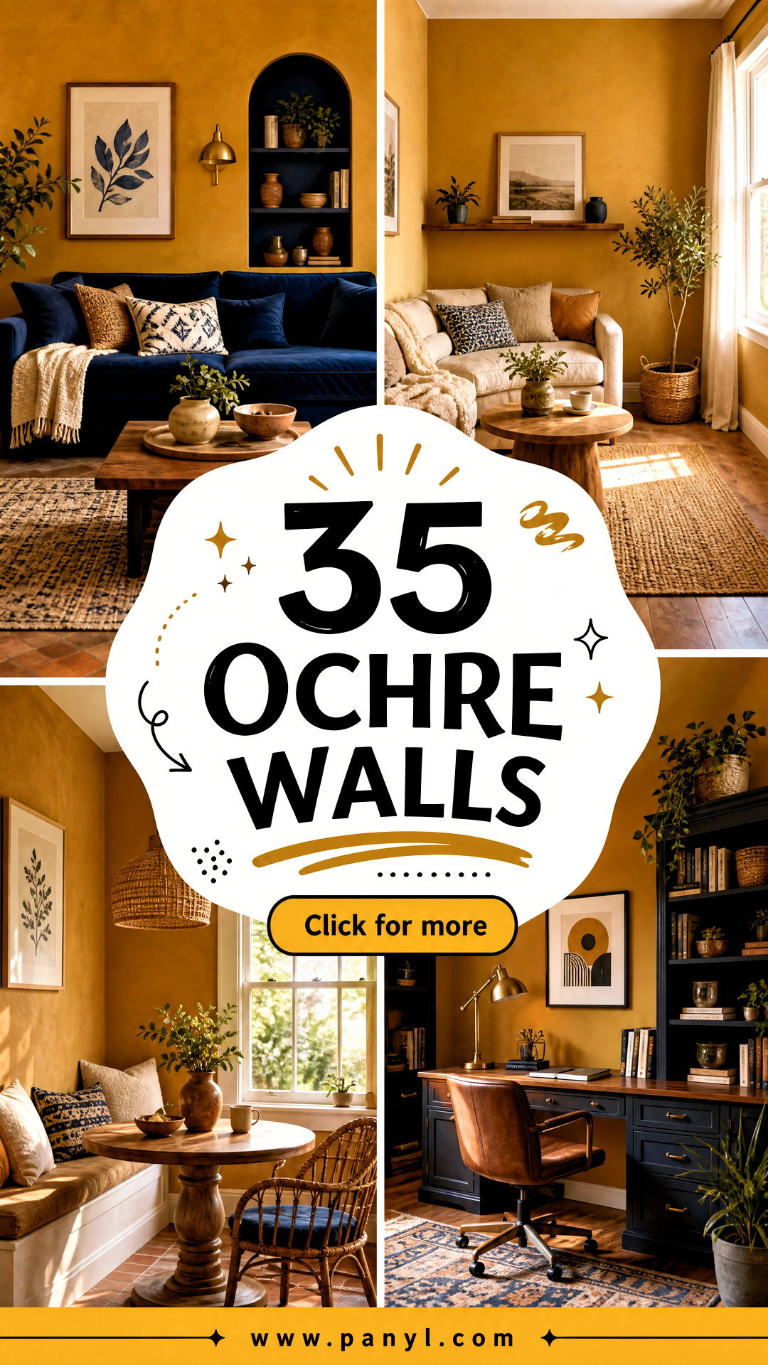 35 Ochre Walls Warm Earthy Ideas for Stylish Modern Rooms - 35 Ochre Walls: Warm, Earthy Ideas for Stylish Modern Rooms