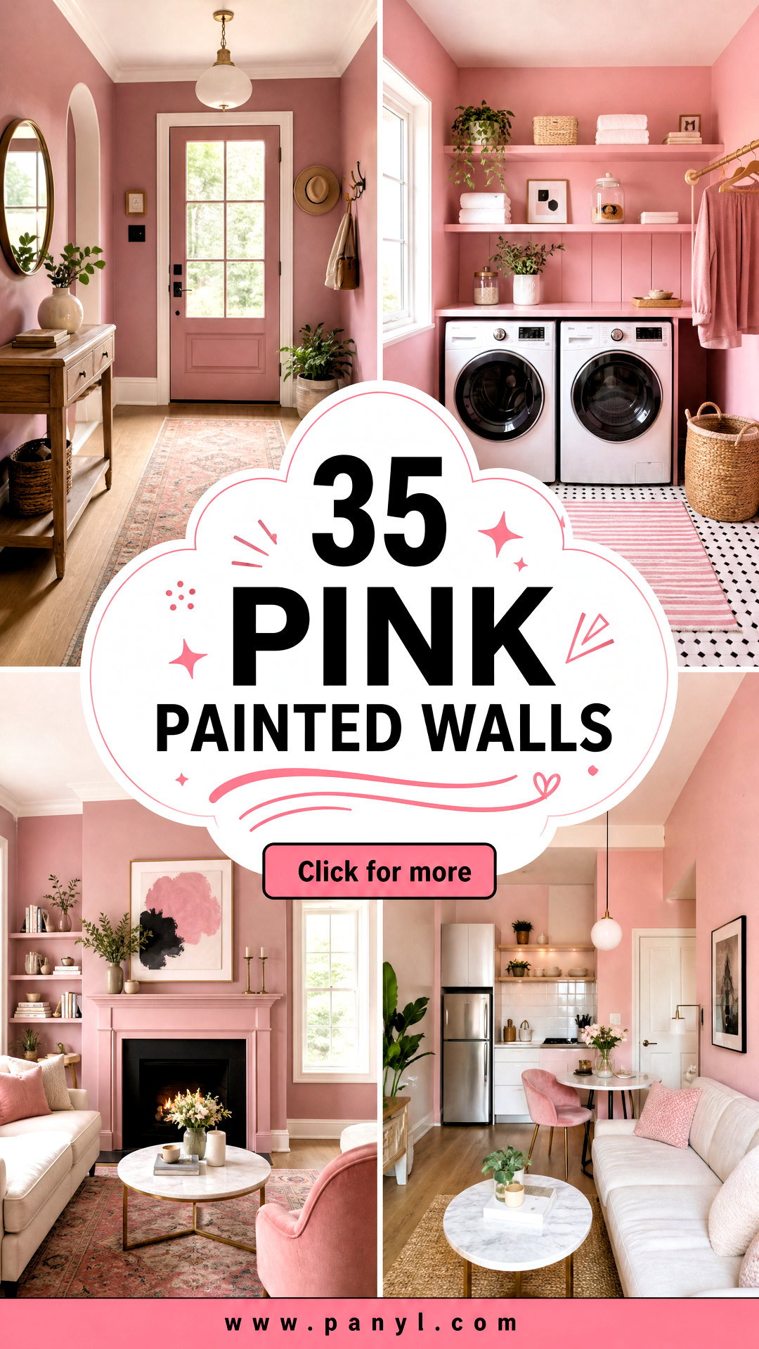 35 Pink Painted Walls That Make Any Room Feel Chic and Modern - 35 Pink Painted Walls That Make Any Room Feel Chic and Modern
