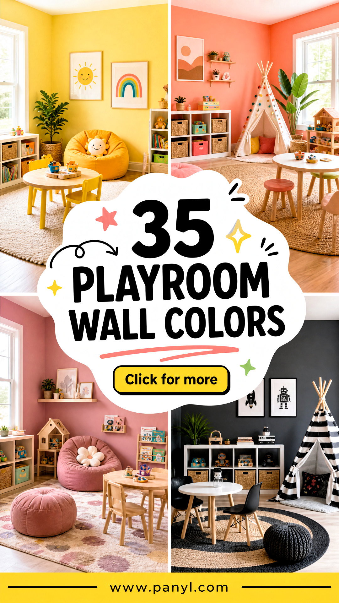 35 Playroom Wall Colors for Cheerful Creative Kids Spaces - 35 Playroom Wall Colors for Cheerful, Creative Kids’ Spaces