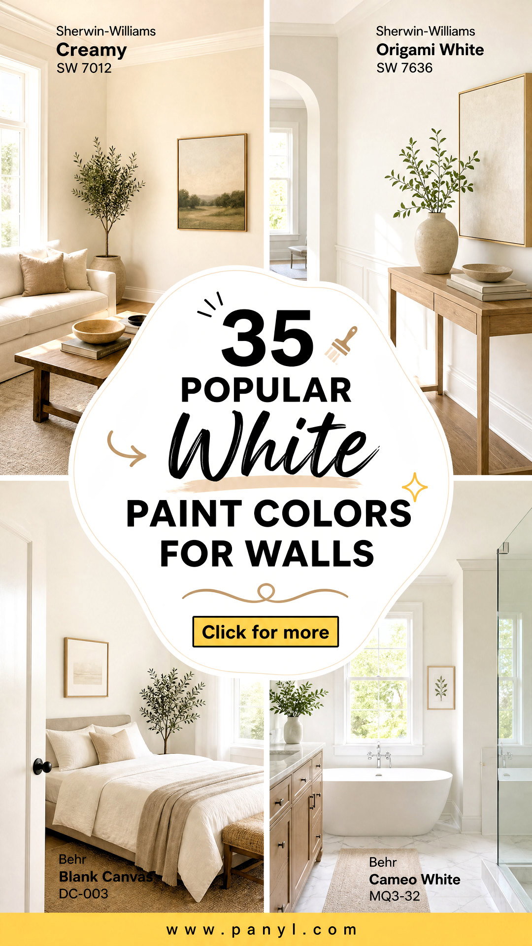 35 Popular White Paint Colors for Walls Bright Timeless Picks - 35 Popular White Paint Colors for Walls: Bright, Timeless Picks