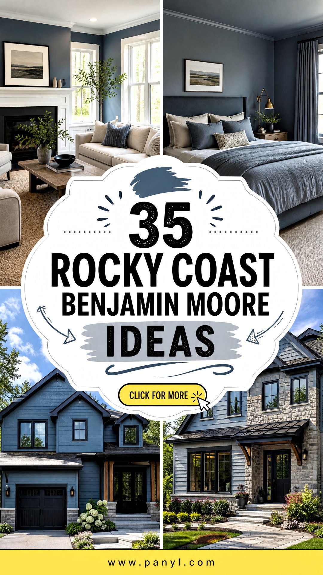35 Rocky Coast Benjamin Moore Ideas for Moody Modern Rooms - 35 Rocky Coast Benjamin Moore Ideas for Moody, Modern Rooms