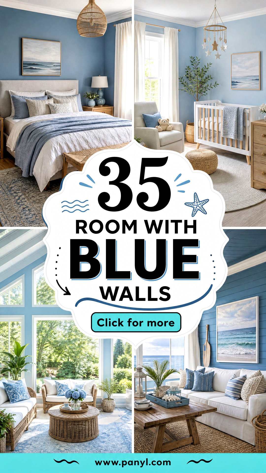 35 Room With Blue Walls That Feel Calm Chic and Inviting - 35 Room With Blue Walls That Feel Calm, Chic, and Inviting