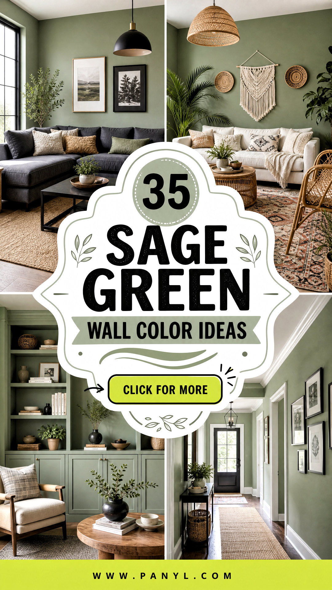 35 Sage Green Wall Color Ideas for a Calm Modern Makeover - 35 Sage Green Wall Color Ideas for a Calm, Modern Makeover