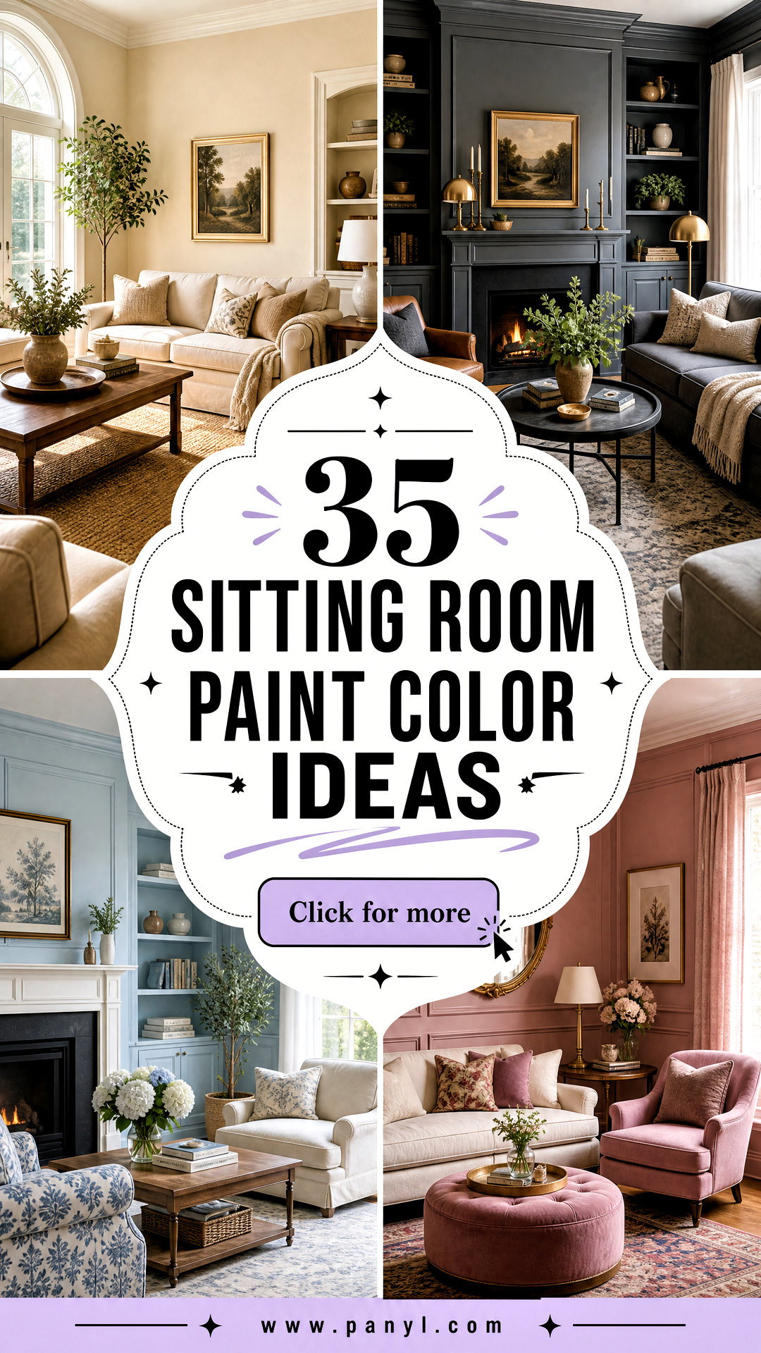 35 Sitting Room Paint Color Ideas for a Cozy Refined Space - 35 Sitting Room Paint Color Ideas for a Cozy, Refined Space