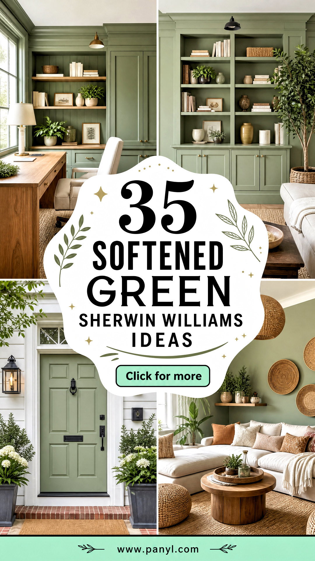 35 Softened Green Sherwin Williams Ideas for Serene Rooms - 35 Softened Green Sherwin Williams Ideas for Serene Rooms
