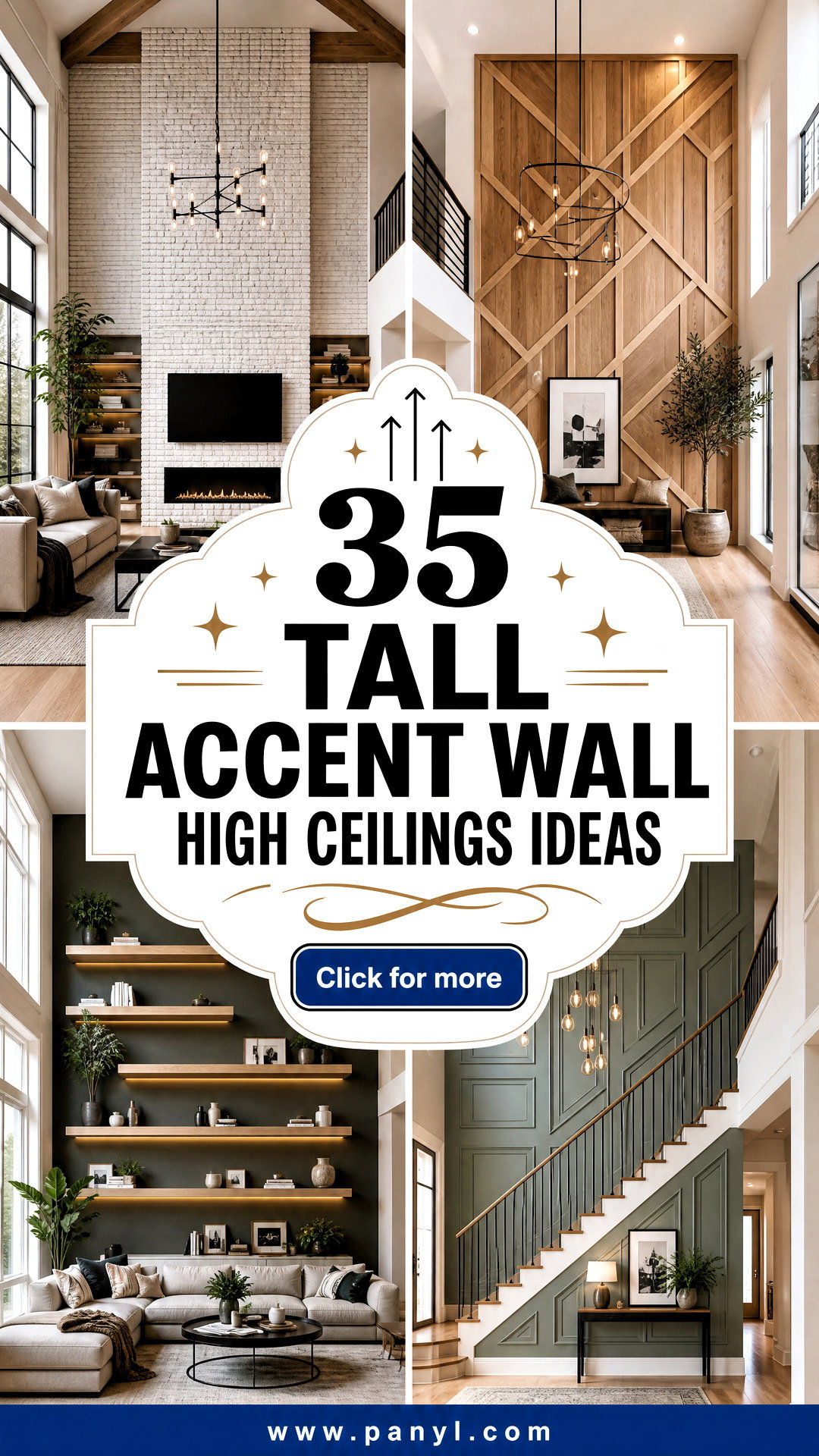 35 Tall Accent Wall High Ceilings Ideas for Bold Impact - 35 Tall Accent Wall High Ceilings Ideas for Bold Impact
