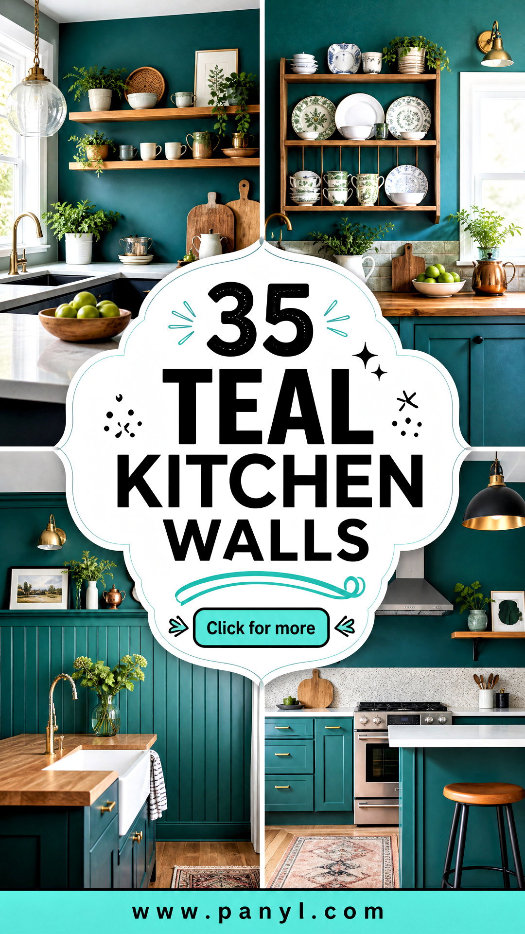 35 Teal Kitchen Walls That Bring Fresh Energy to Your Home - 35 Teal Kitchen Walls That Bring Fresh Energy to Your Home