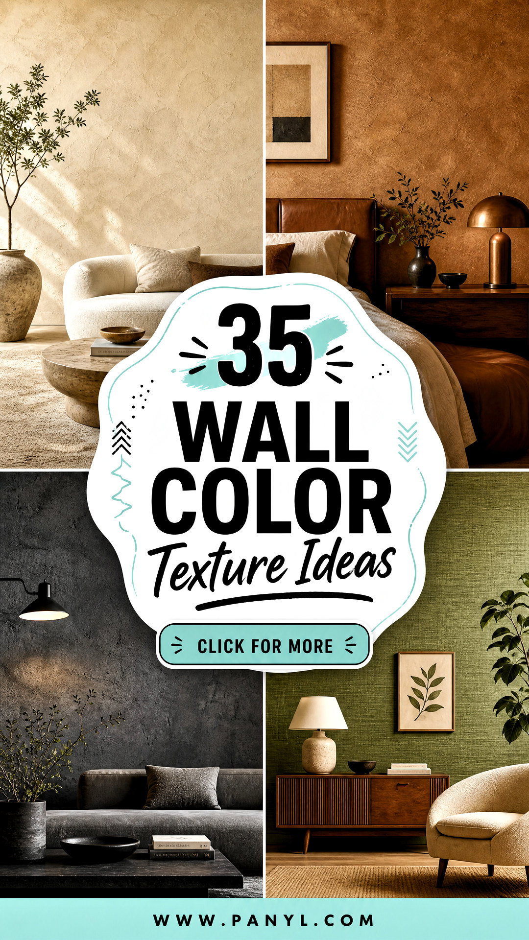 35 Wall Color Texture Ideas for Rich Designer-Style Rooms - 35 Wall Color Texture Ideas for Rich, Designer-Style Rooms