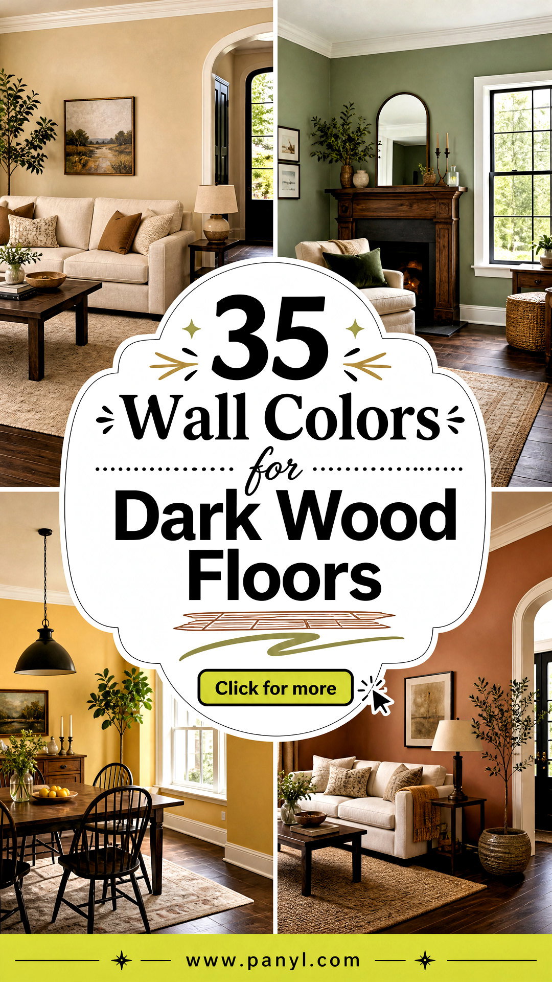 35 Wall Colors for Dark Wood Floors That Feel Truly Timeless - 35 Wall Colors for Dark Wood Floors That Feel Truly Timeless