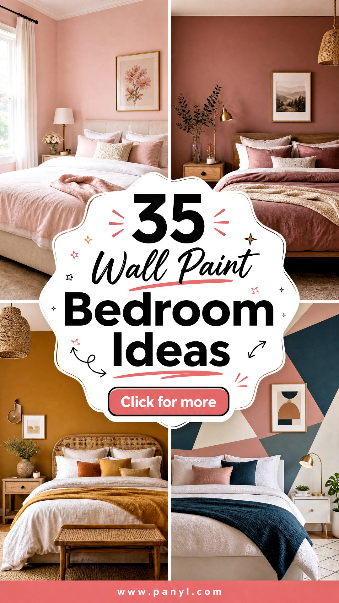 35 Wall Paint Bedroom Ideas for a Calm Stylish Retreat - 35 Wall Paint Bedroom Ideas for a Calm, Stylish Retreat