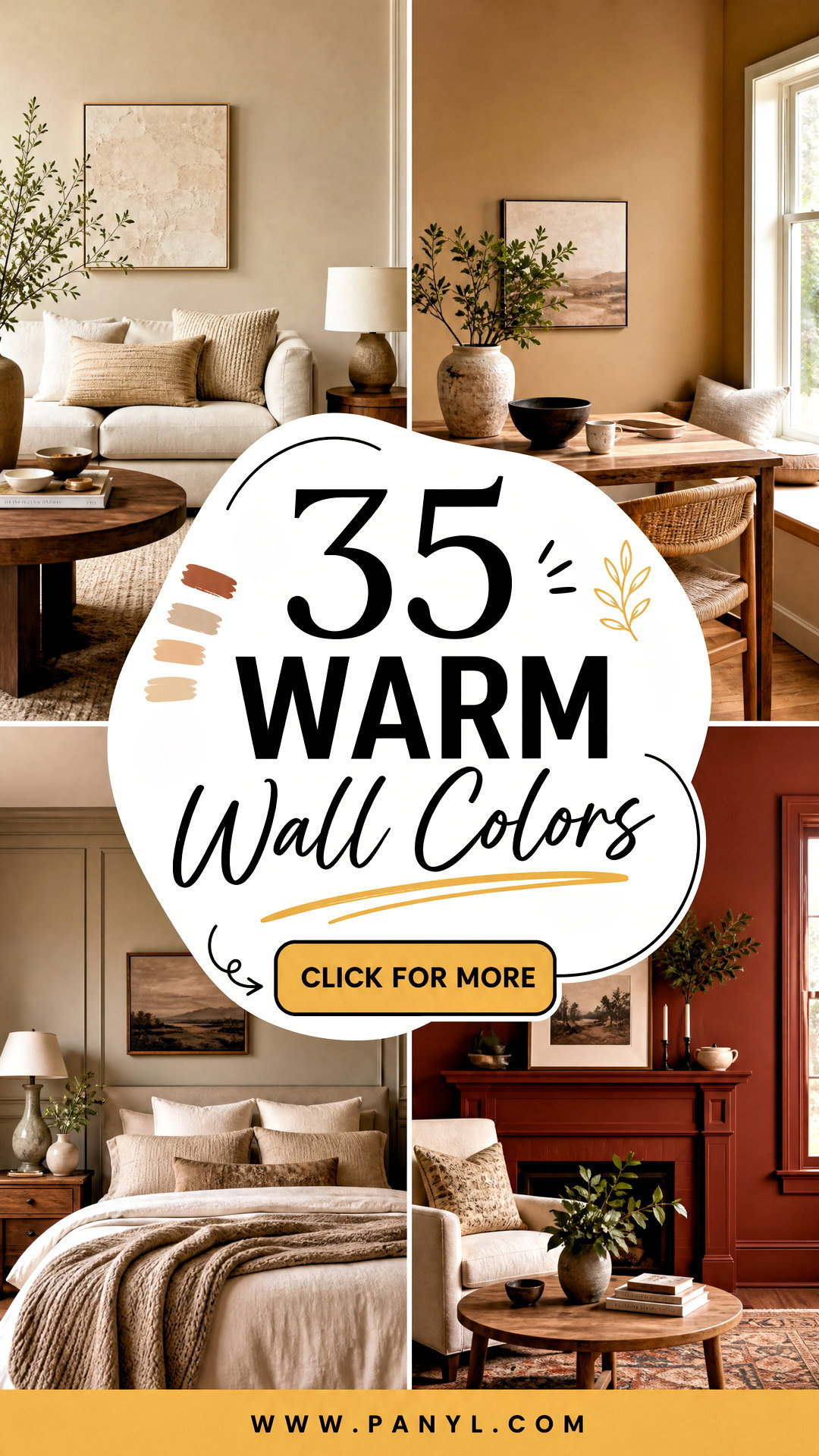 35 Warm Wall Colors for Cozy Inviting Modern Interiors - 35 Warm Wall Colors for Cozy, Inviting Modern Interiors
