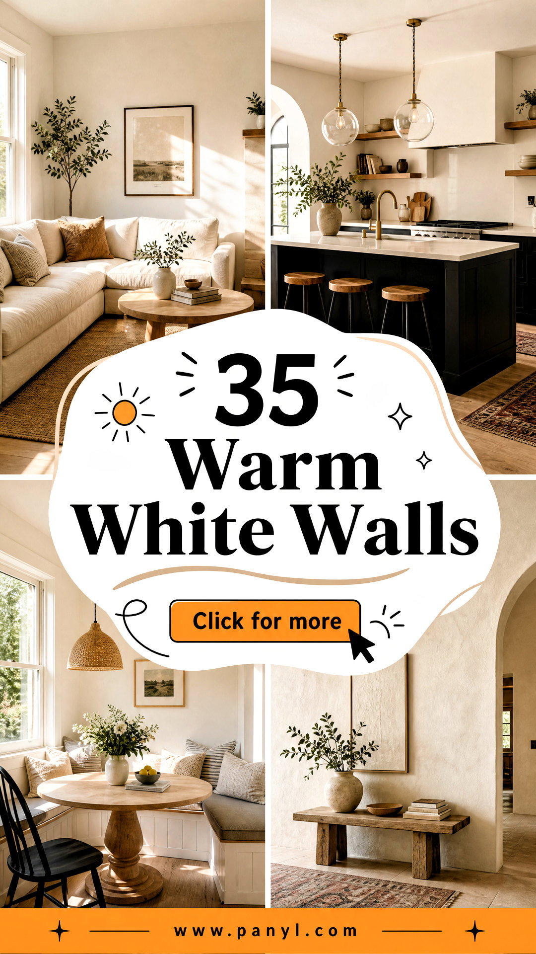35 Warm White Walls for Cozy Light-Filled Modern Rooms - 35 Warm White Walls for Cozy, Light-Filled Modern Rooms